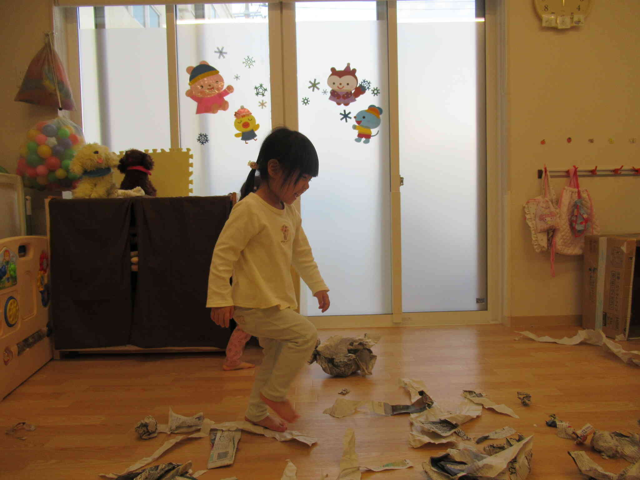 カシャカシャ、音もおもしろいね♪