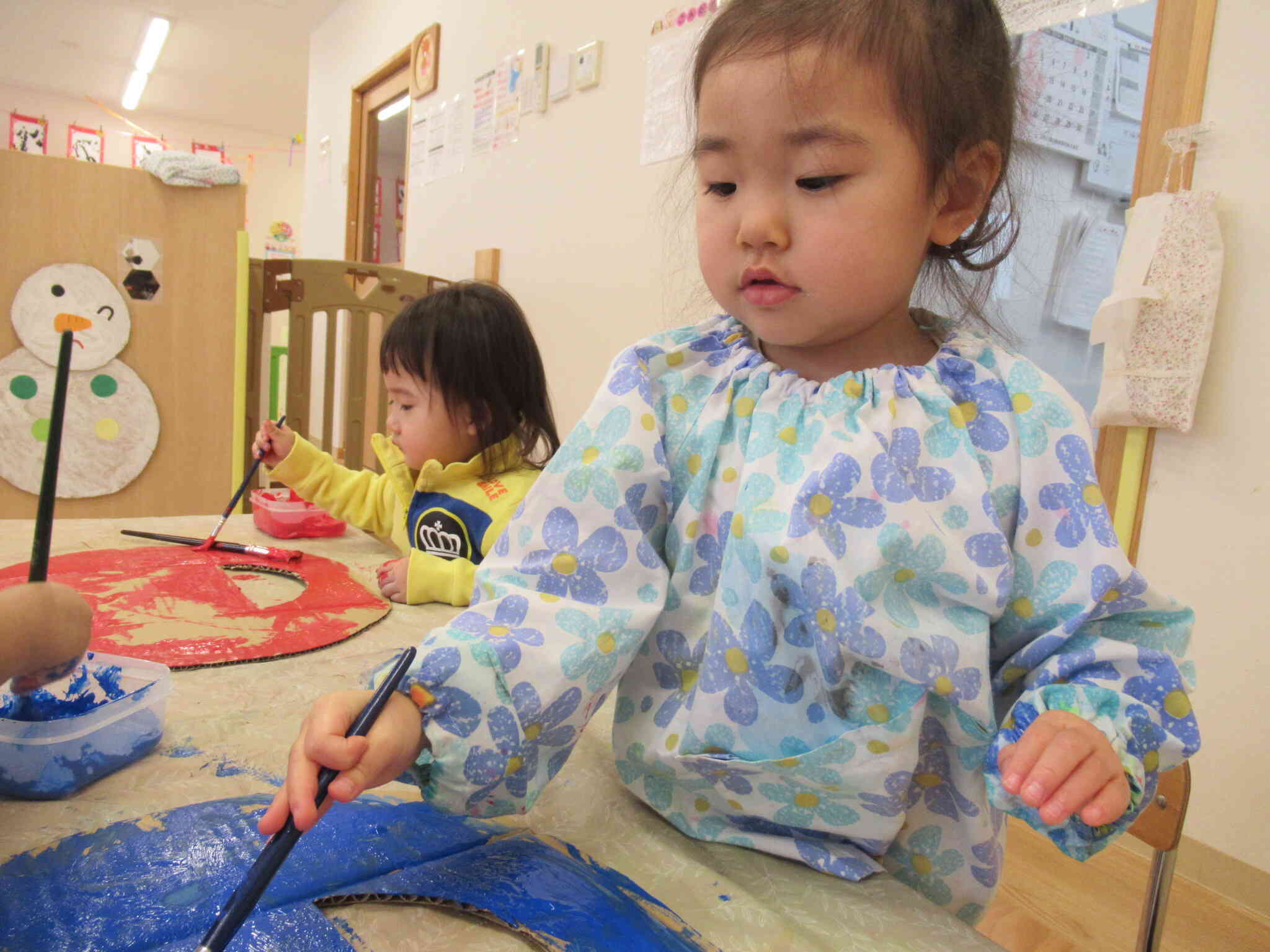 絵の具って楽しいな⭐︎