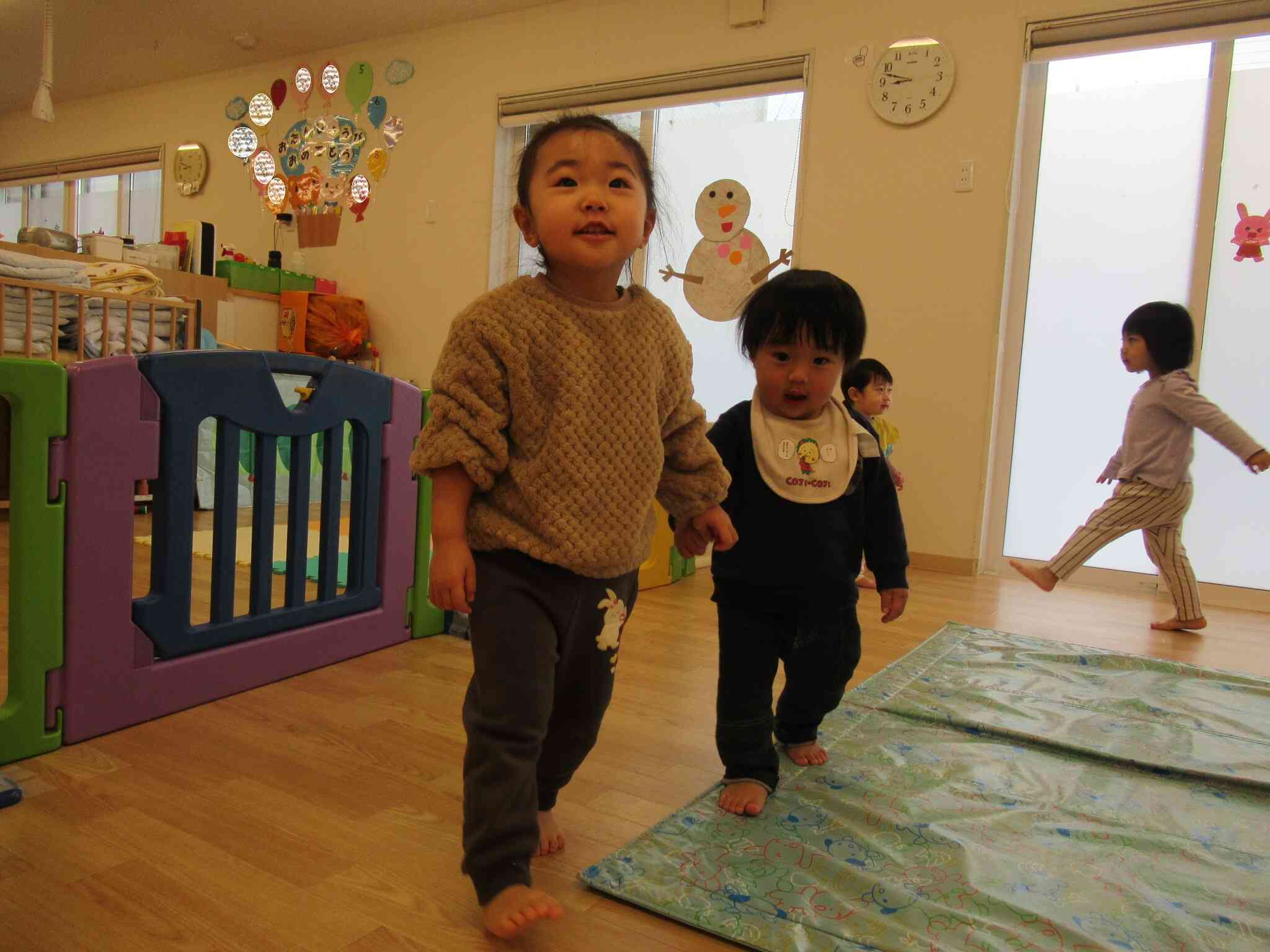 一緒に歩こう♪