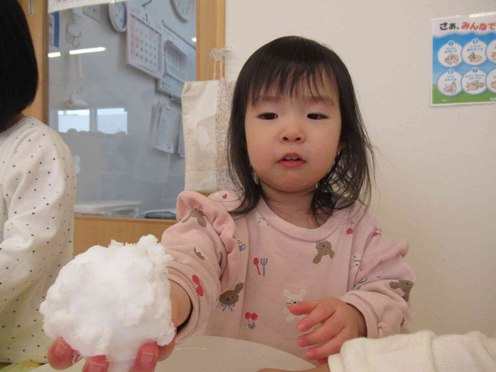 雪のお団子どうぞ☆