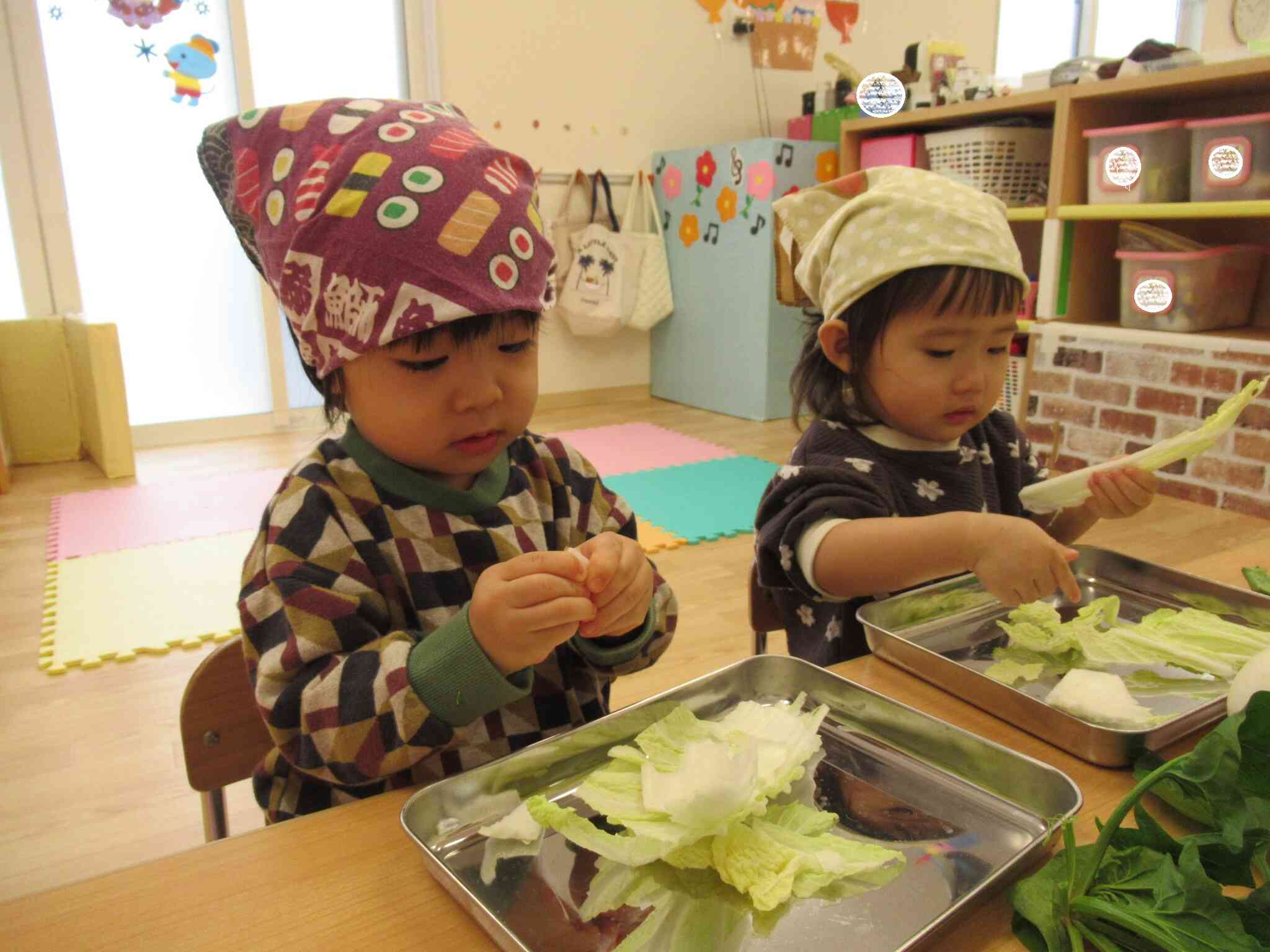 お手伝い頑張るぞ〜！