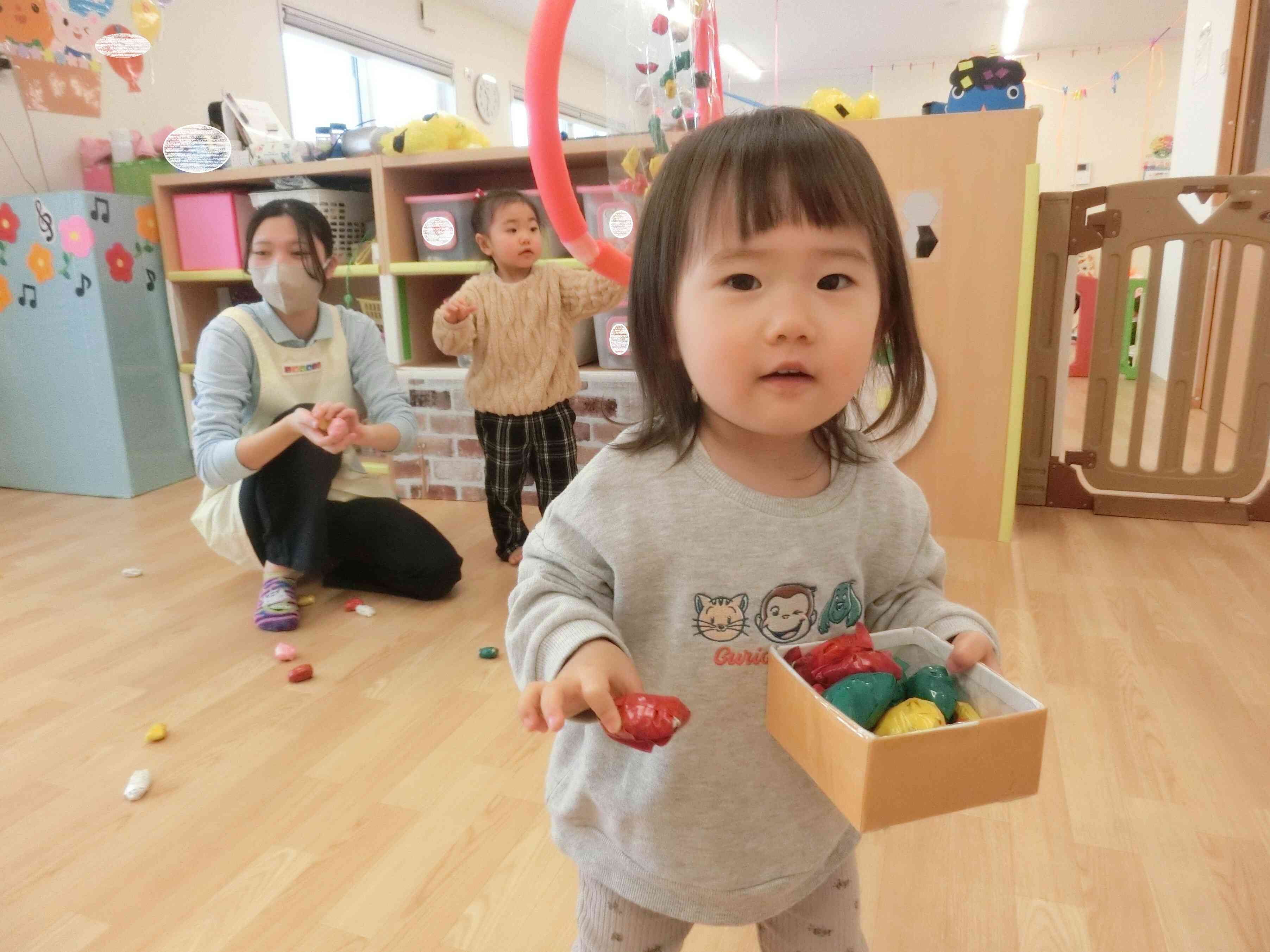 豆いっぱい集めたよ～☆