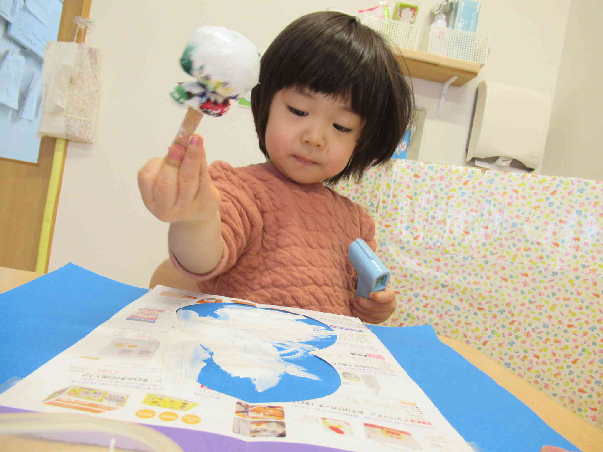 雪だるま製作～あひる組～