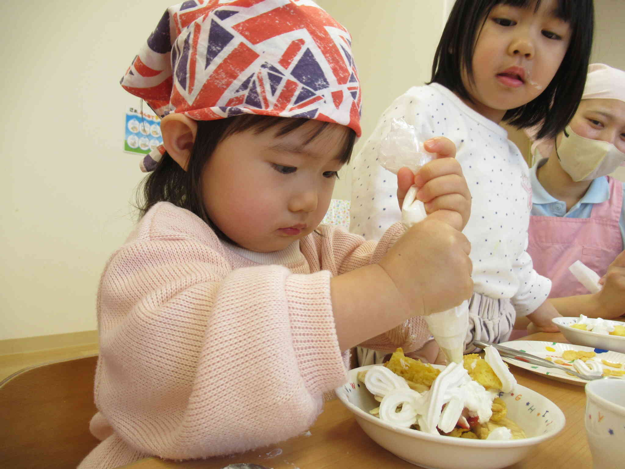 食育『パフェを作って食べよう♪』