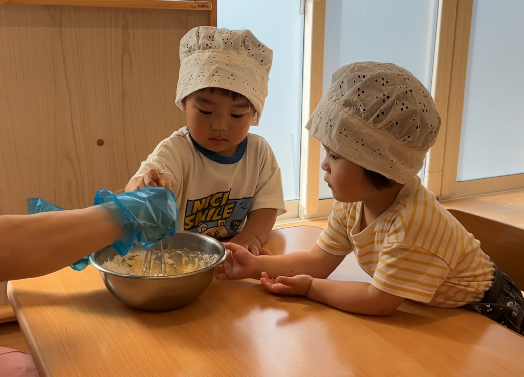 食育『しろくまちゃんのほっとけーき』を作ろう！