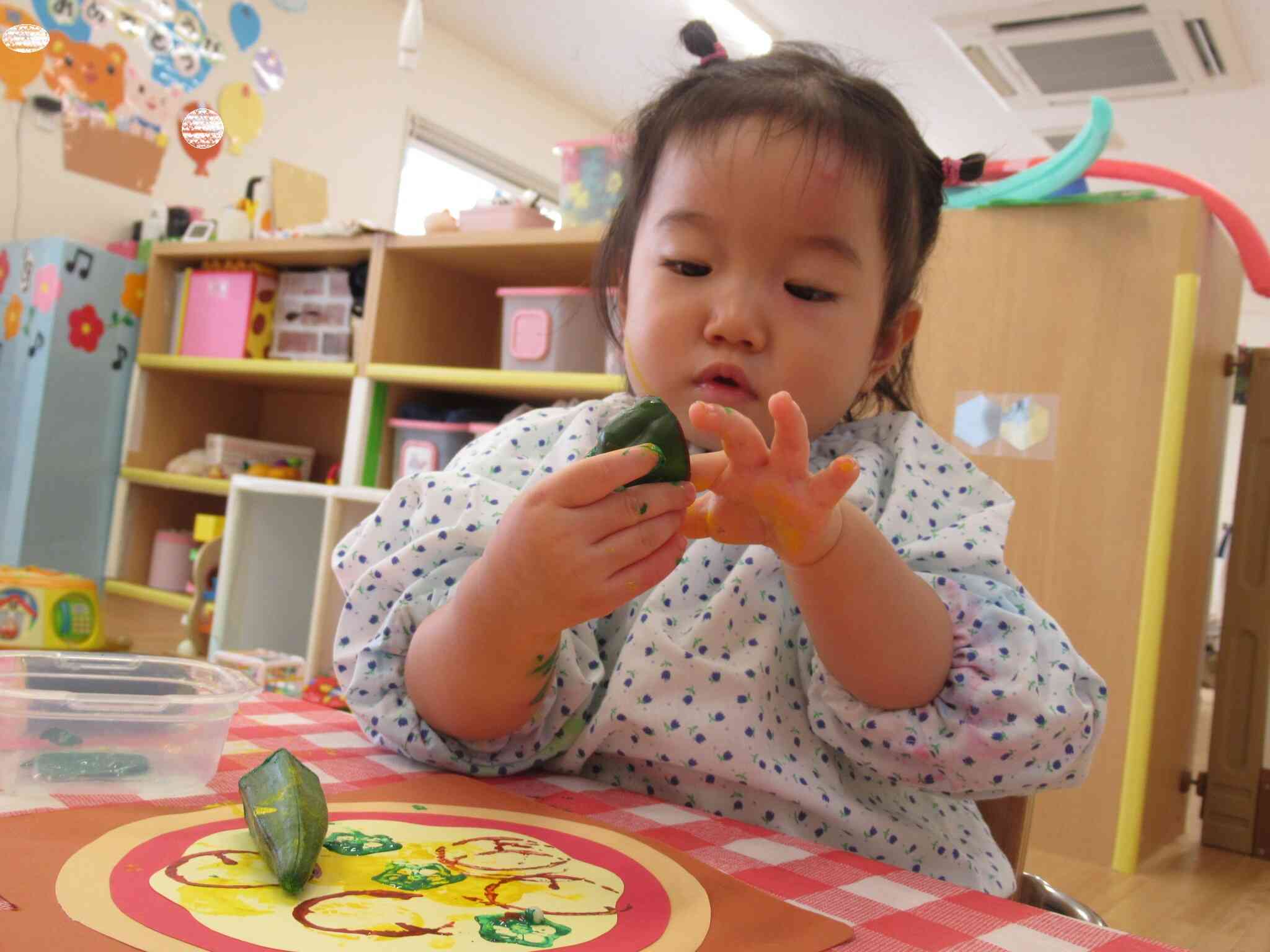 野菜スタンプに挑戦☆