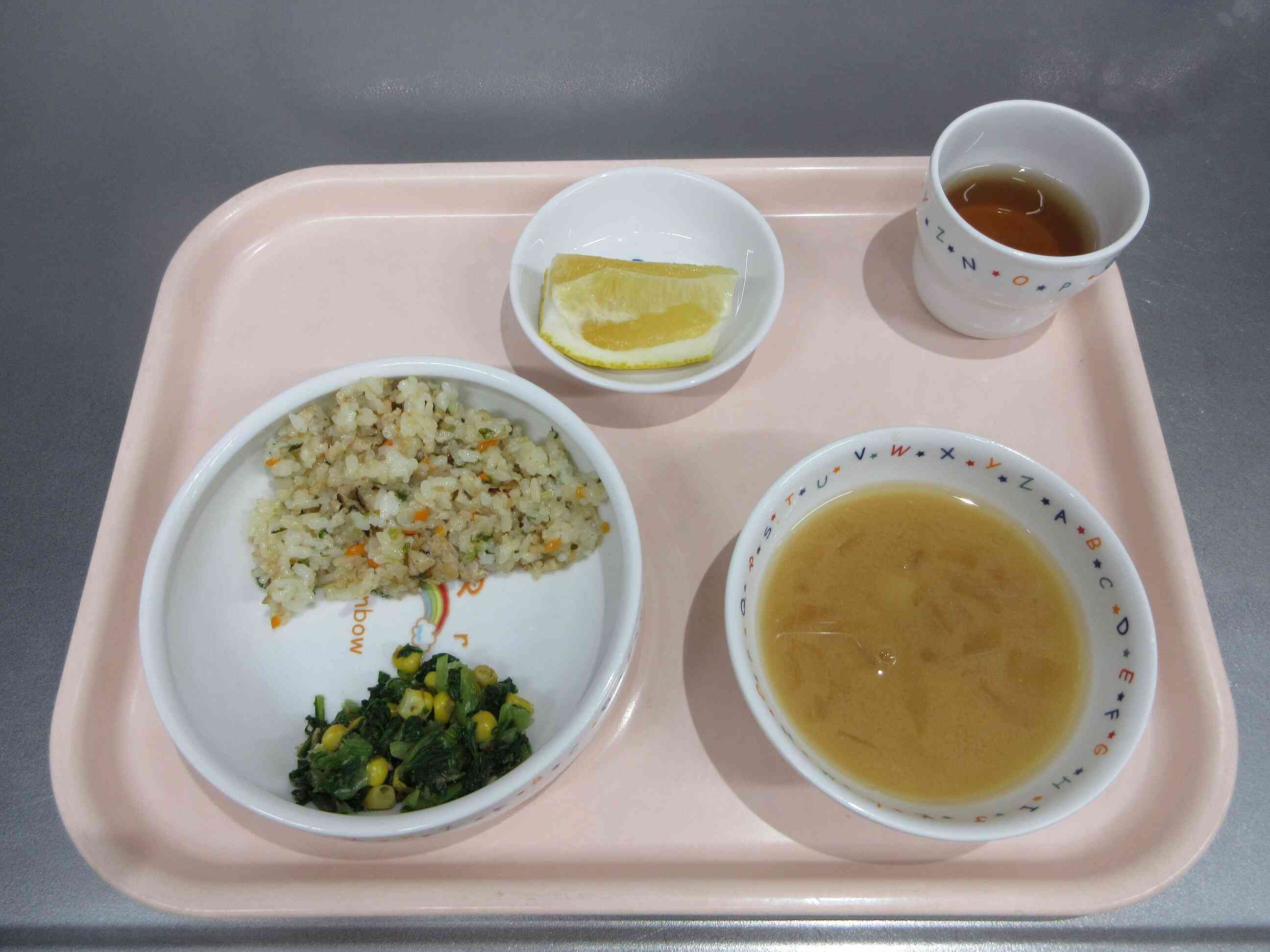 給食試食会の献立