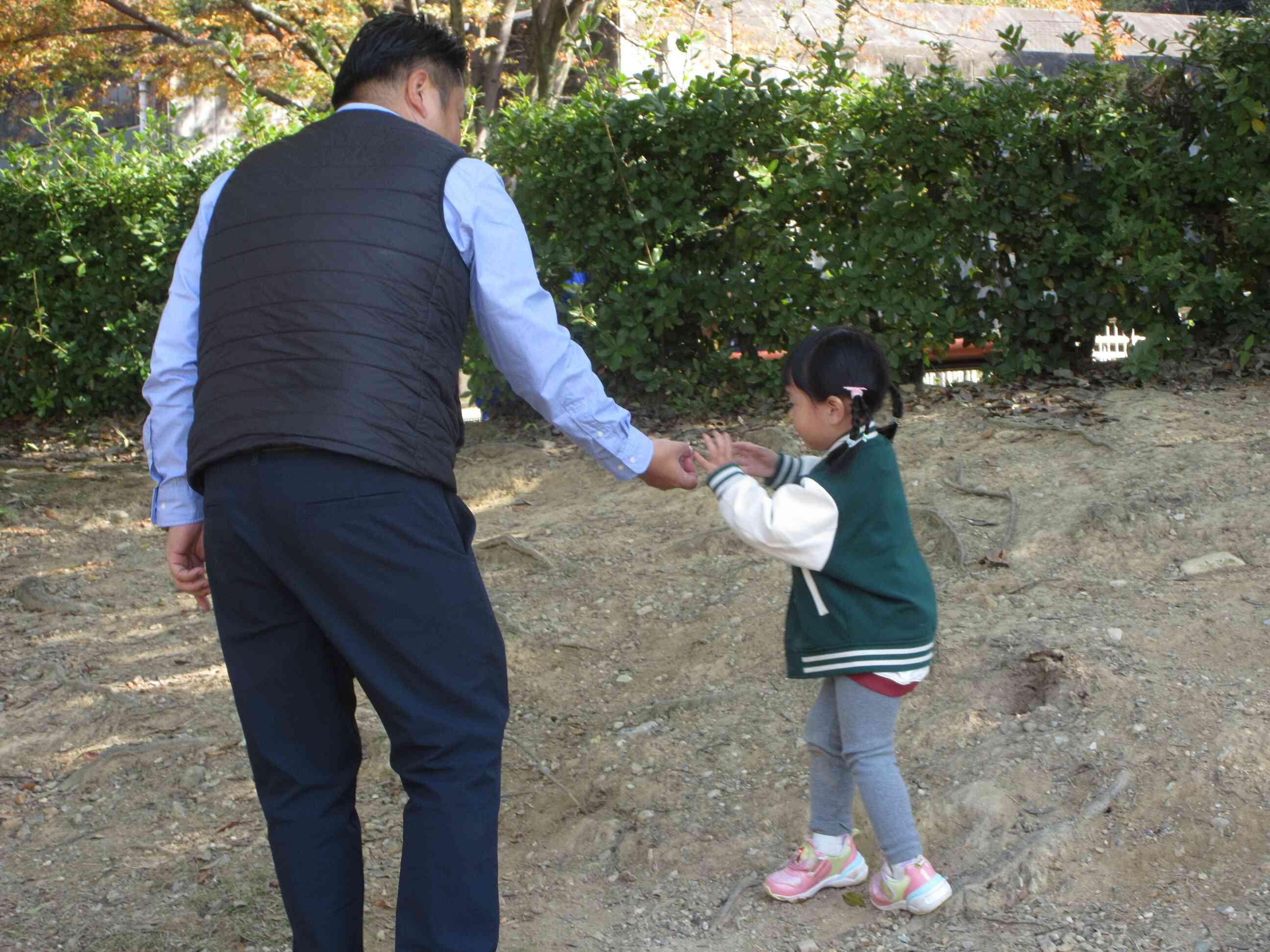 どんぐり拾いもしたよ