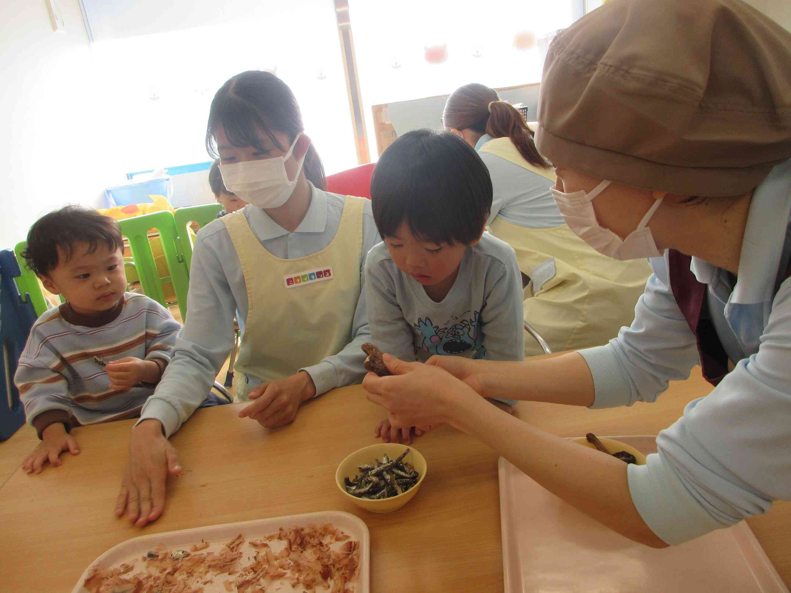 干ししいたけだって～