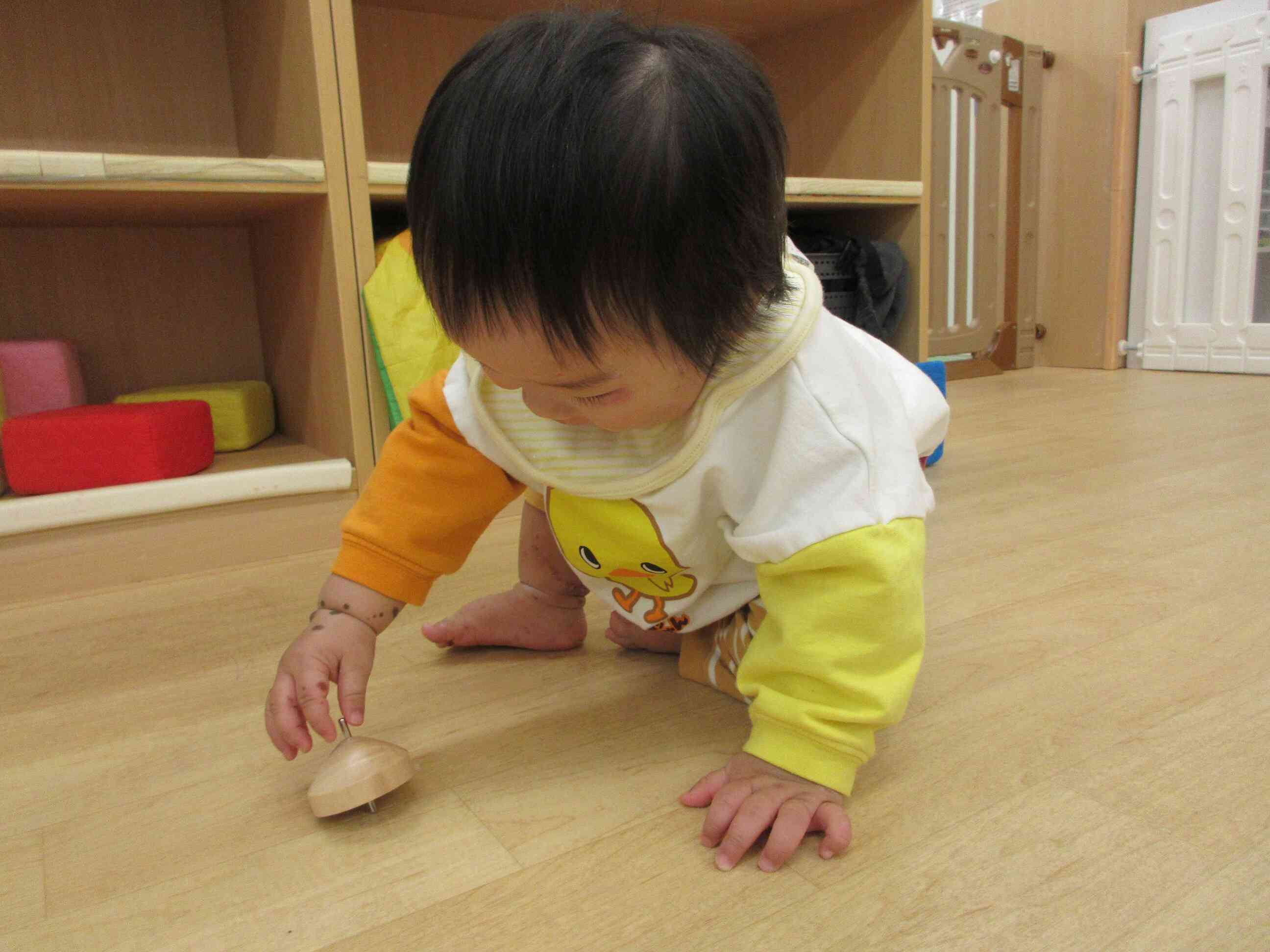 本物のコマにもふれました