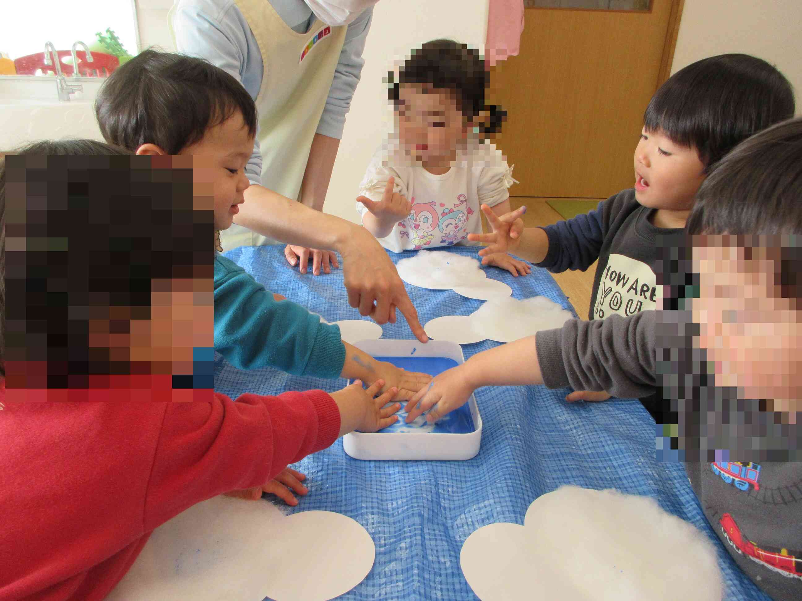 あひる組（１歳児クラス）の製作