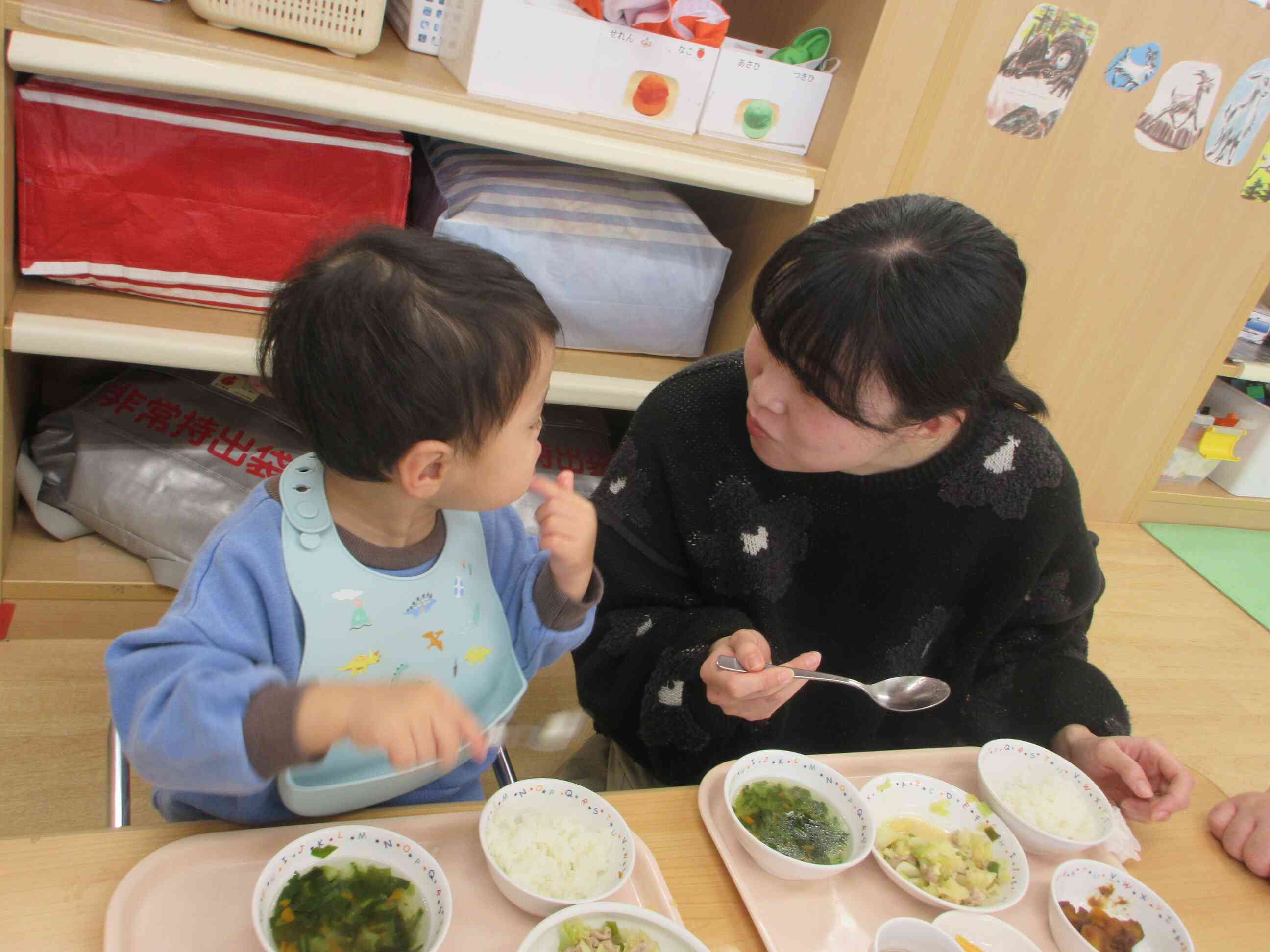 一緒に食べたよ♪