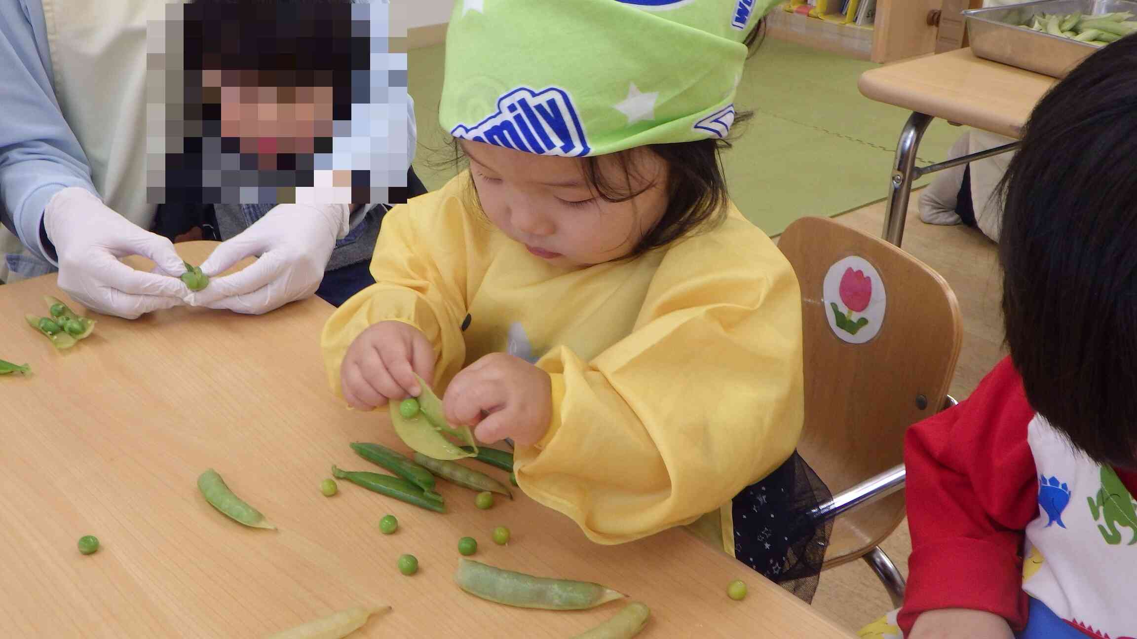４月の食育～旬の野菜にふれよう～