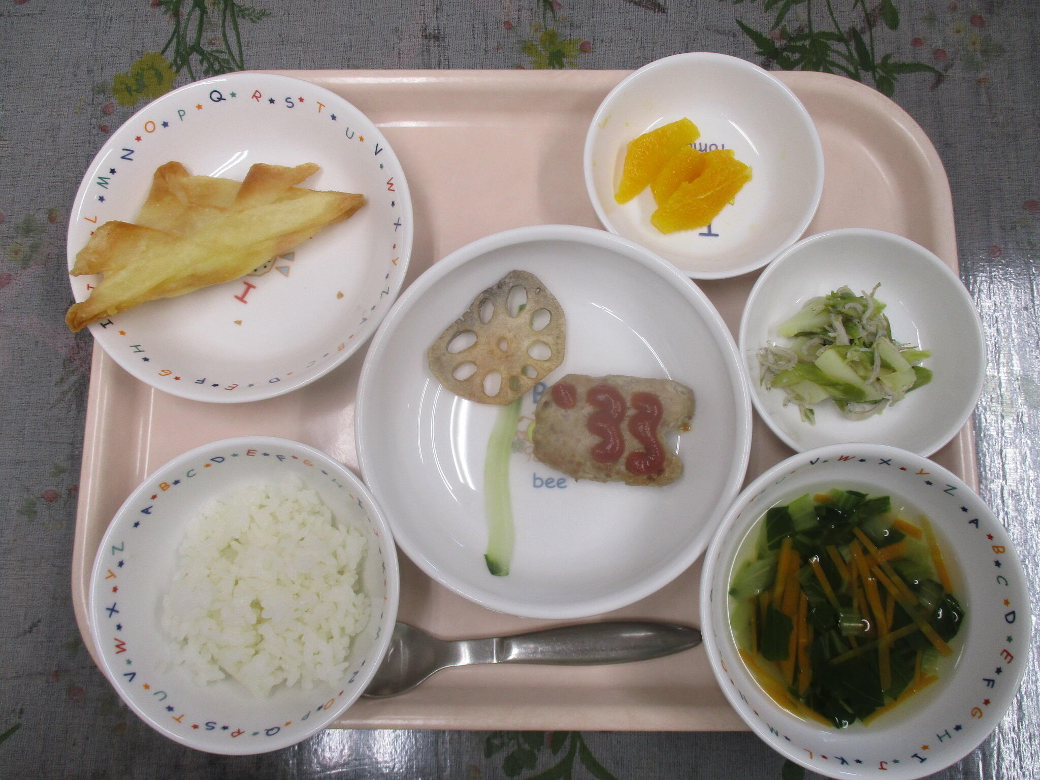 5月2日の給食・午後のおやつ