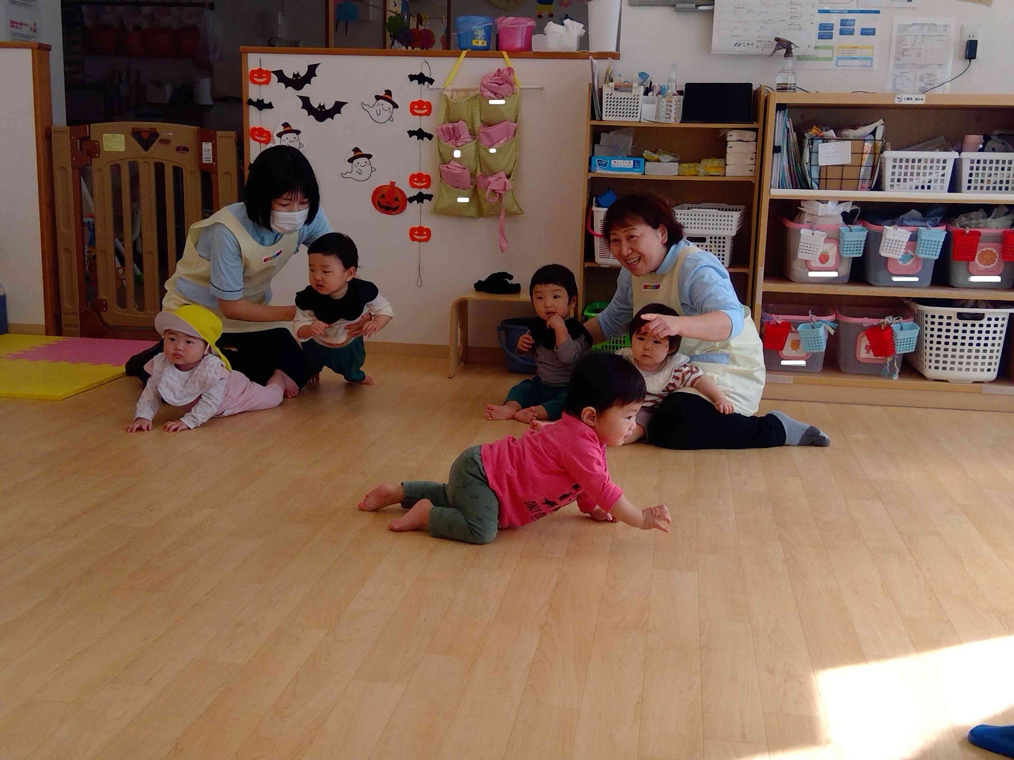 0歳児ミニミニ運動会！｜ニチイキッズさくらばし保育園｜ニチイキッズ