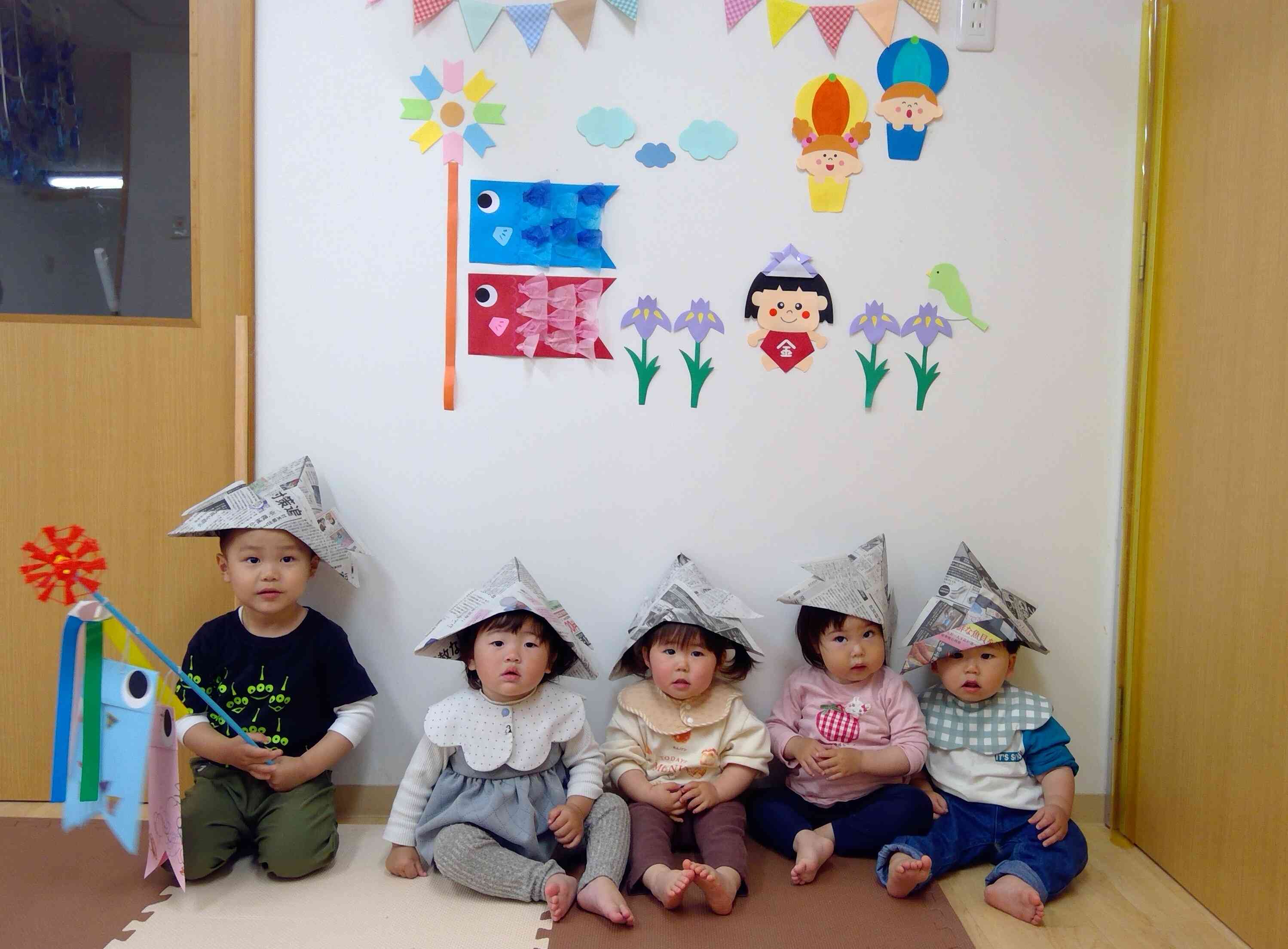 2歳児さんと1歳児さん