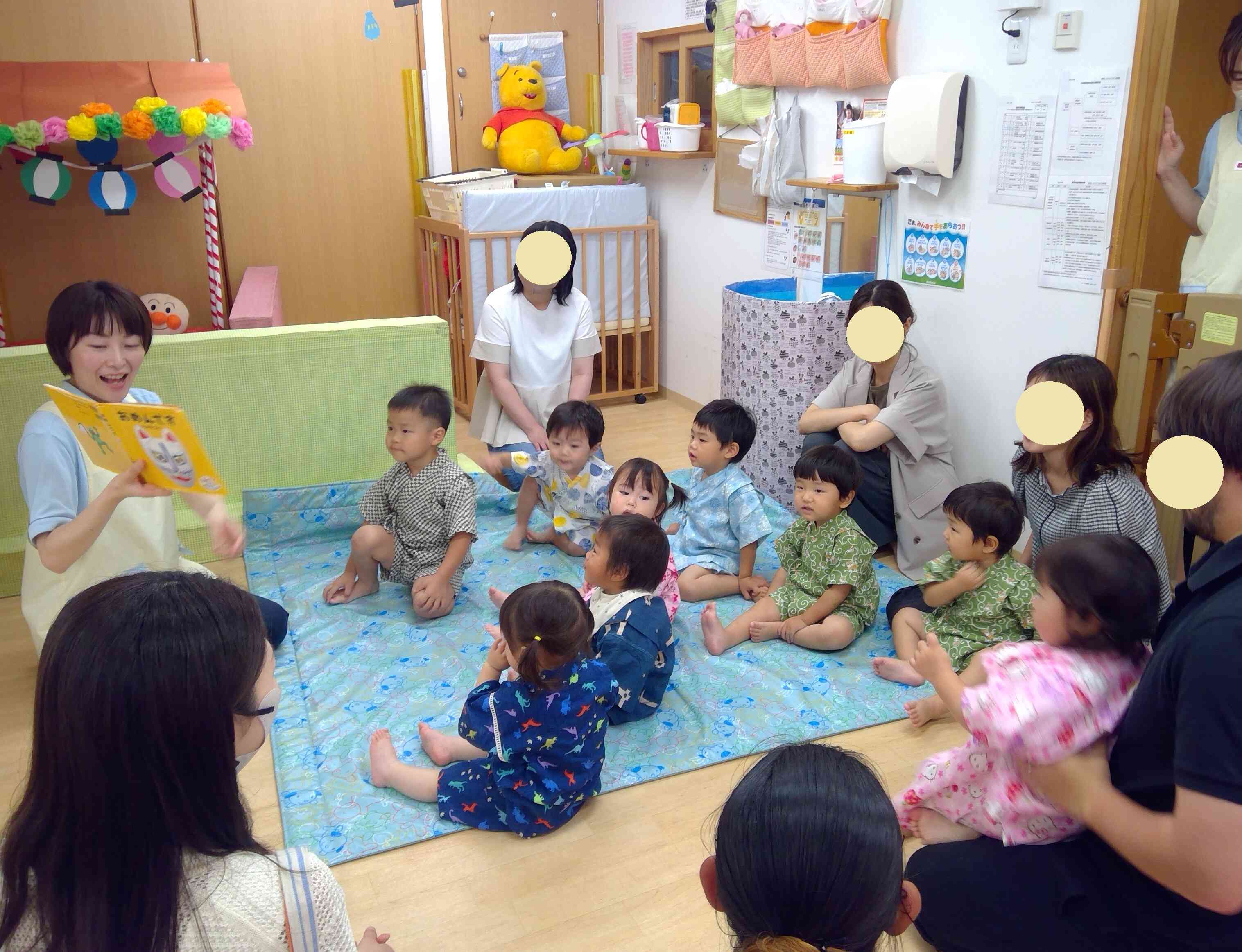【1・2歳児】夏祭り・クラス懇談会