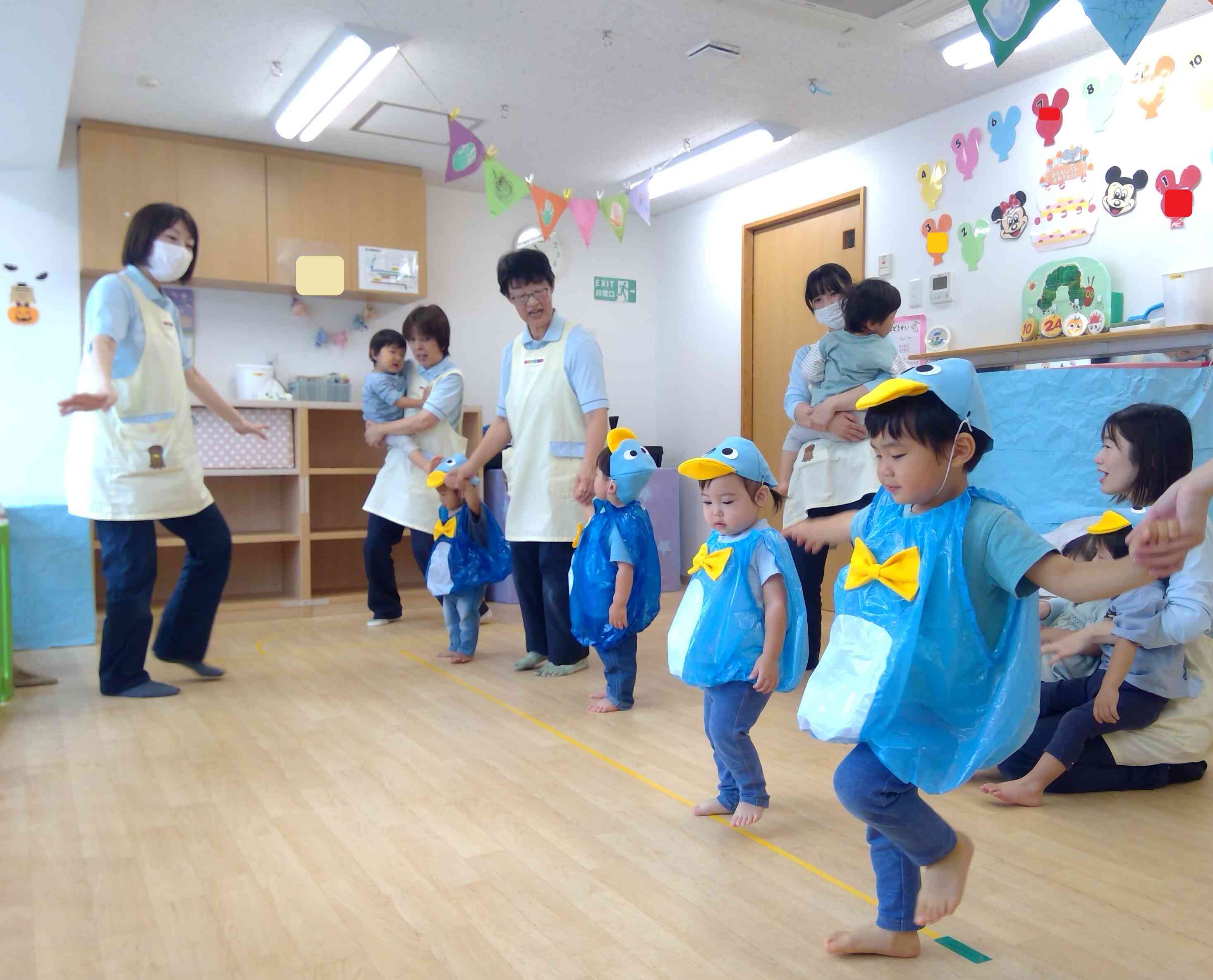 ペンギンサンバを踊ったよ♪