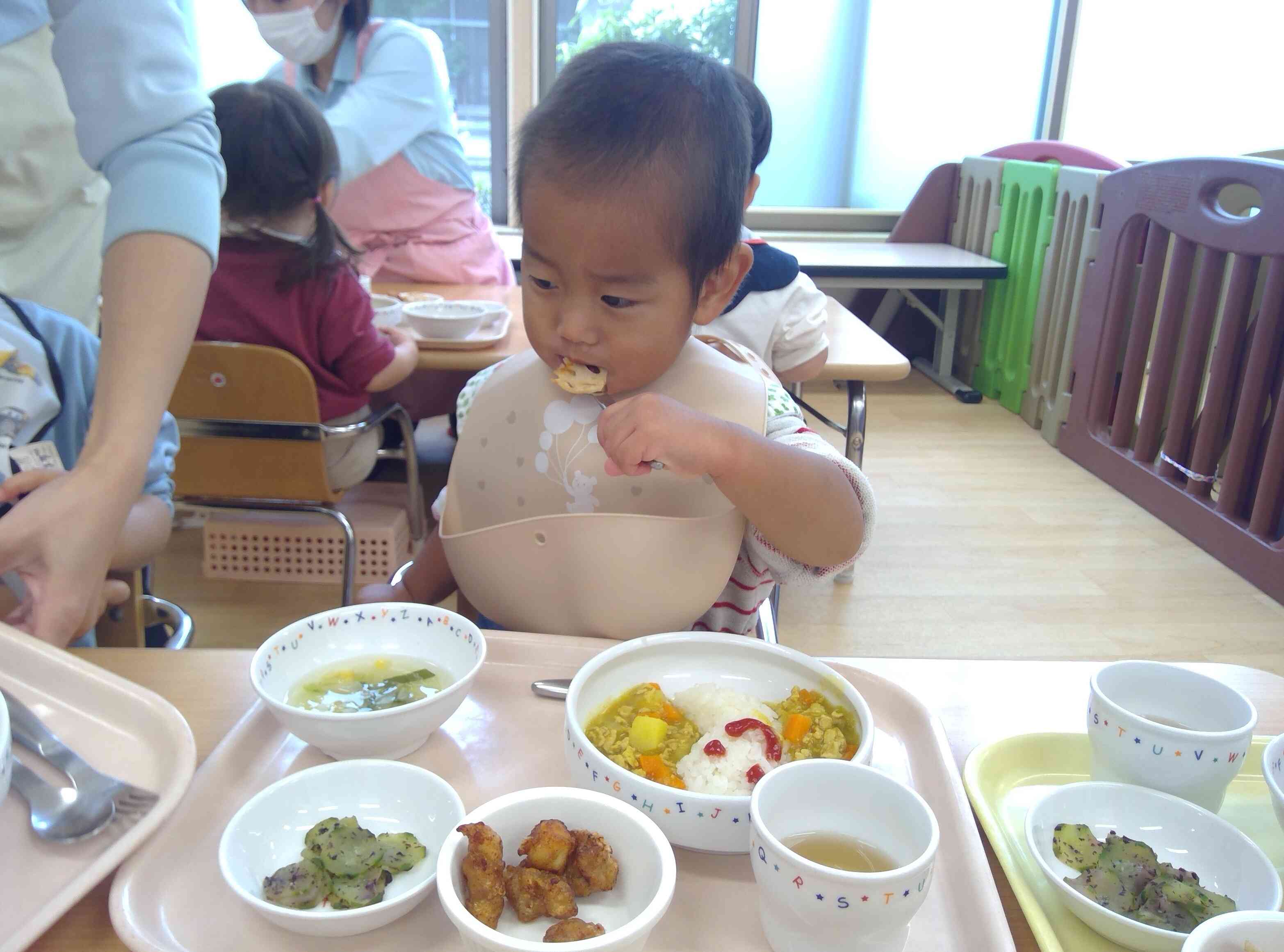 お給食もおばけさんだー！！