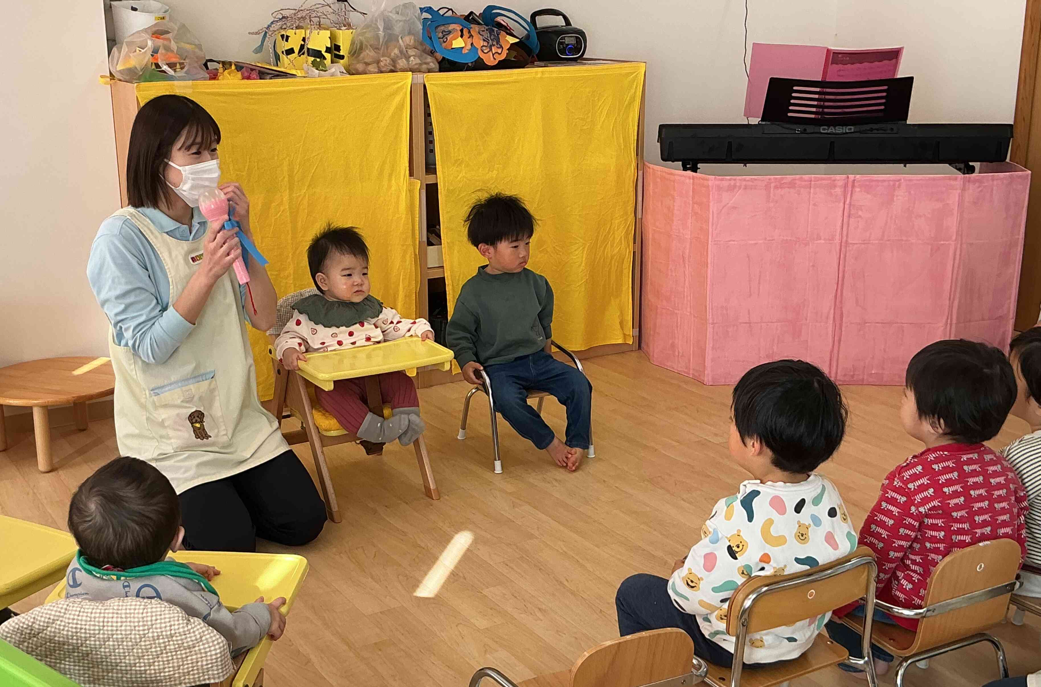 2月生まれのお誕生会と節分会がありました♪