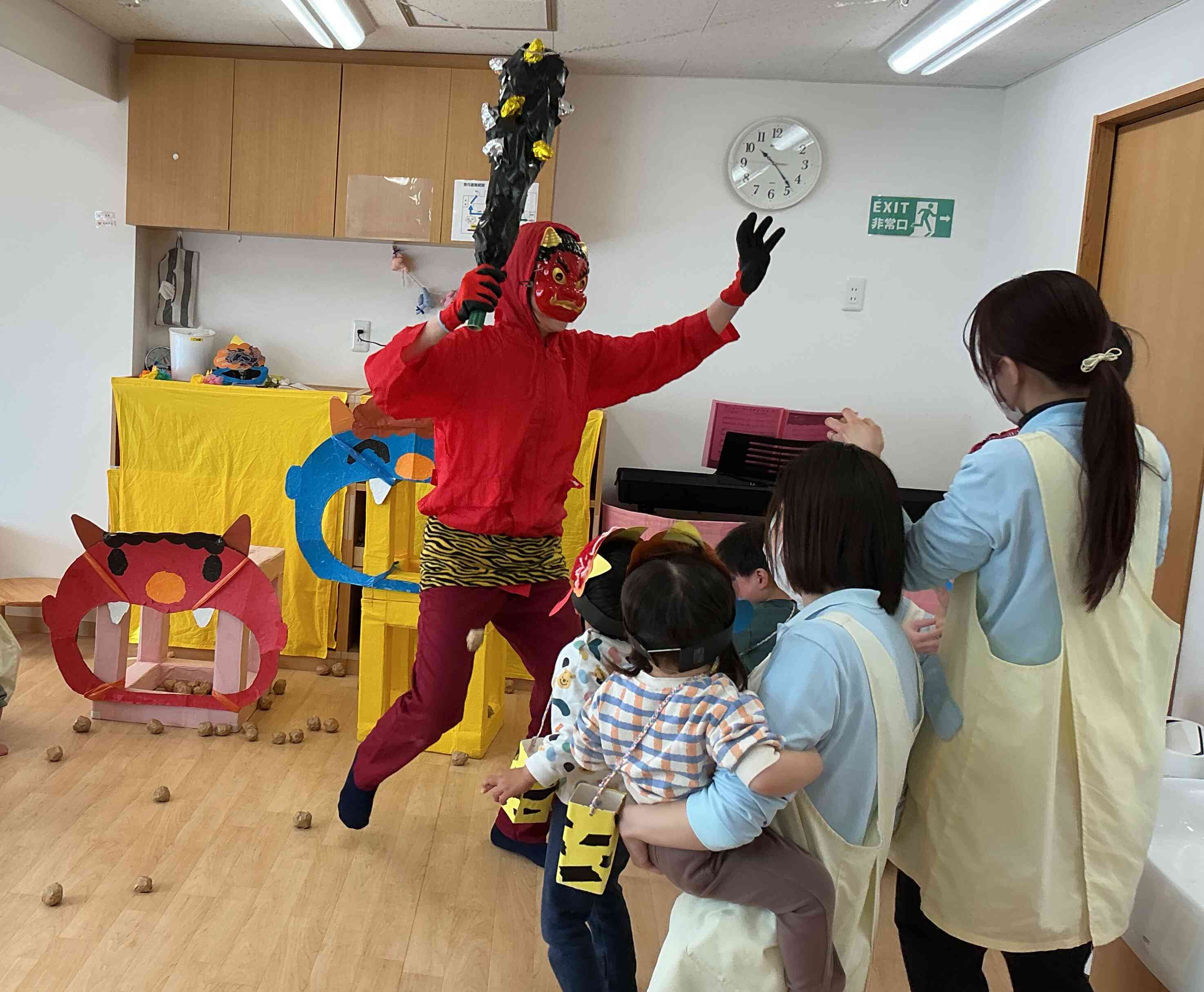 本当の鬼さんが来たよ！