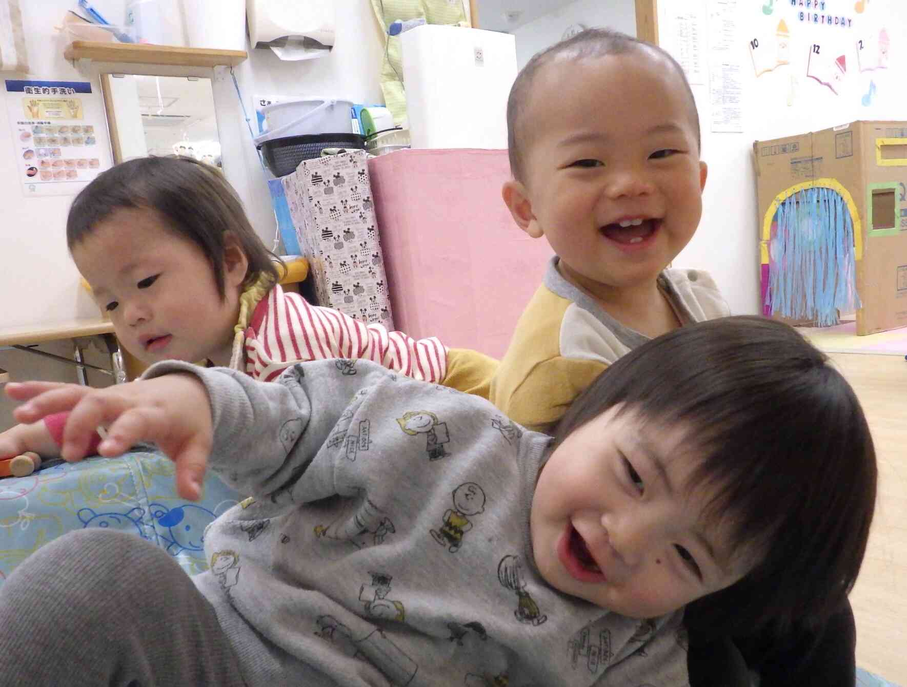 お友だちと遊ぶの楽しいね！