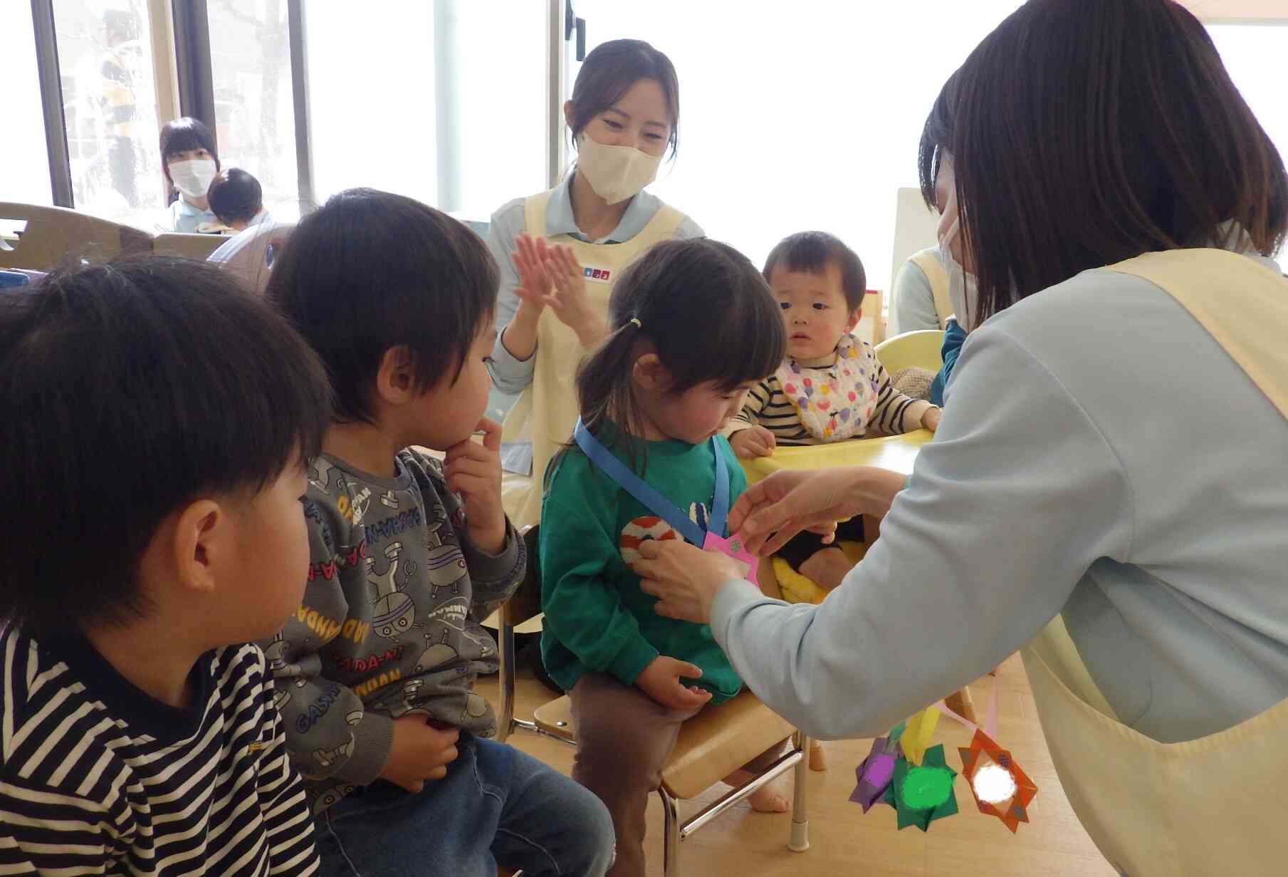 進級、入園おめでとう