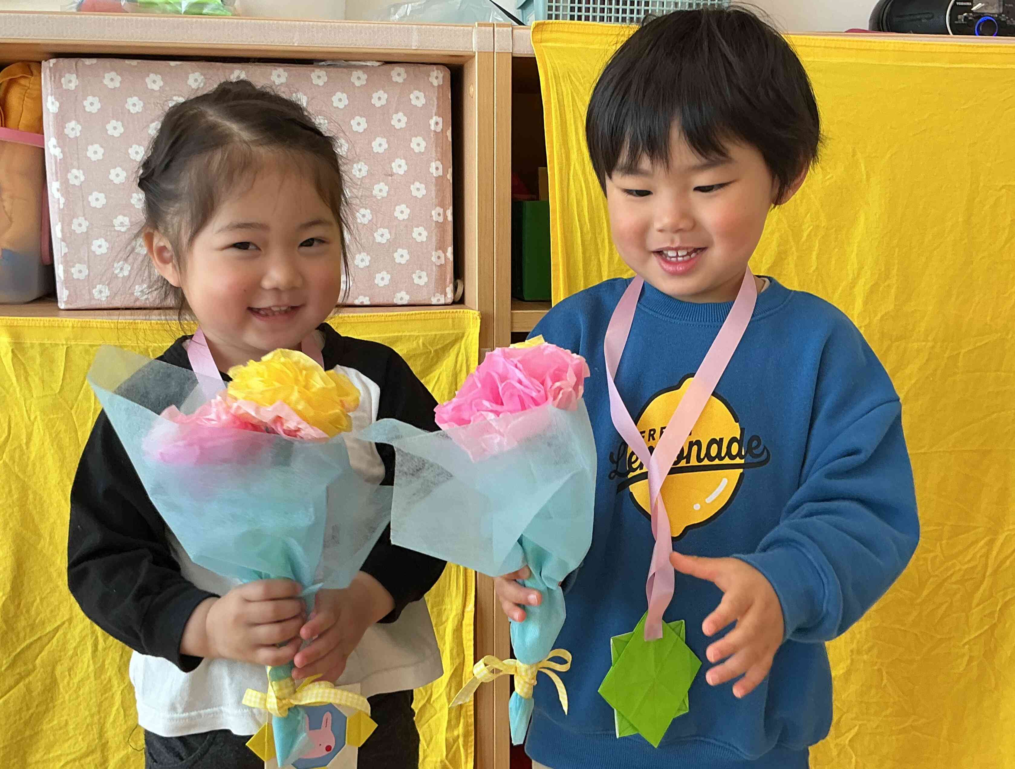 新しい園にいっても頑張ってね