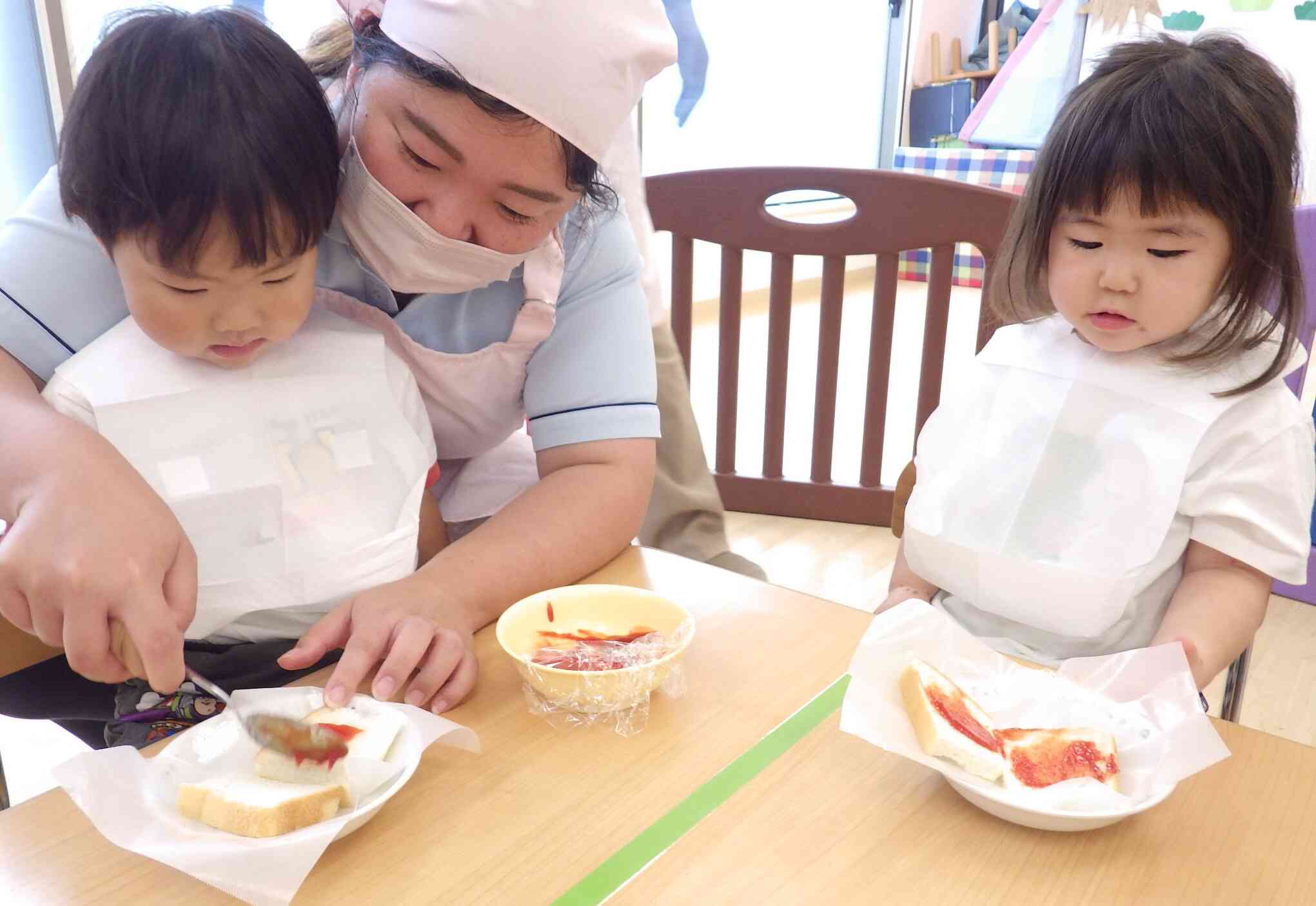 【食育】ピザトースト作り