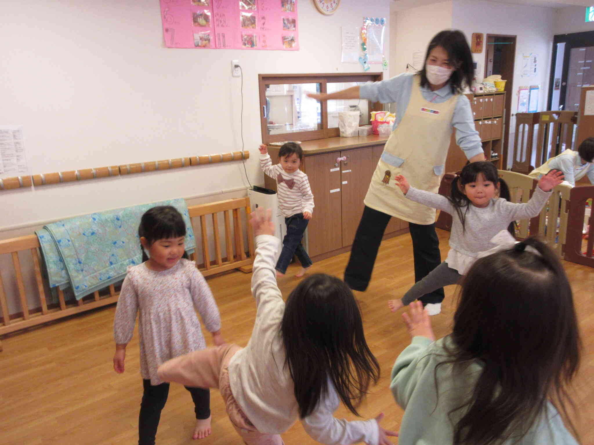 最後のリトミック（2歳児）