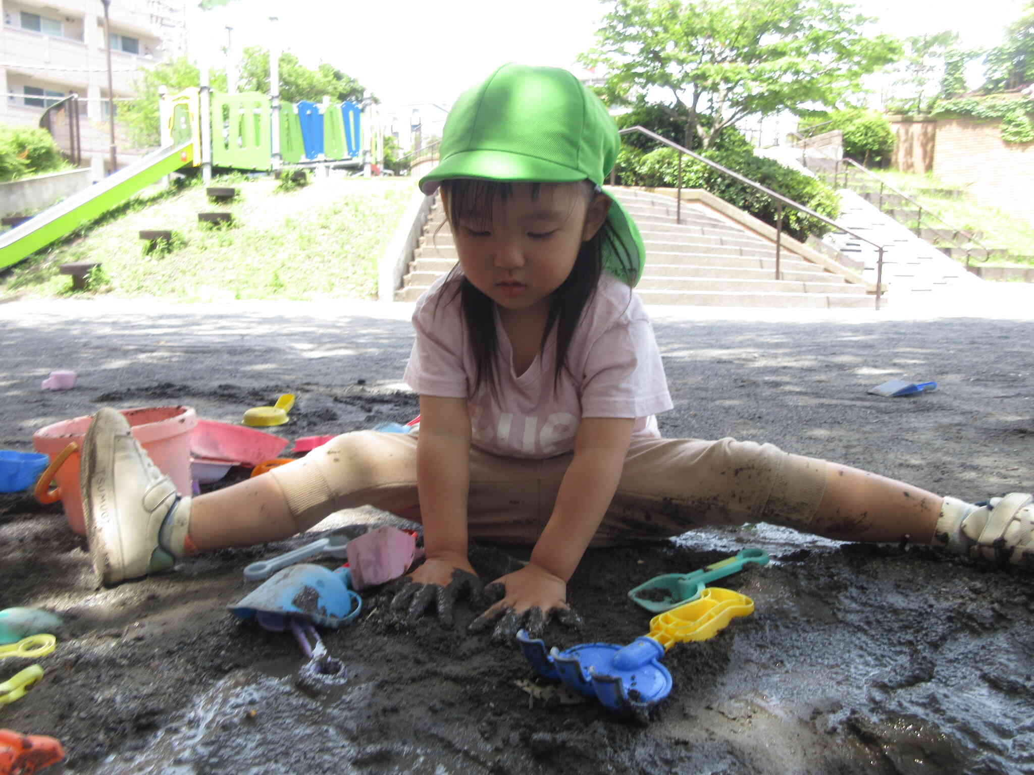 お水をばしゃーん！