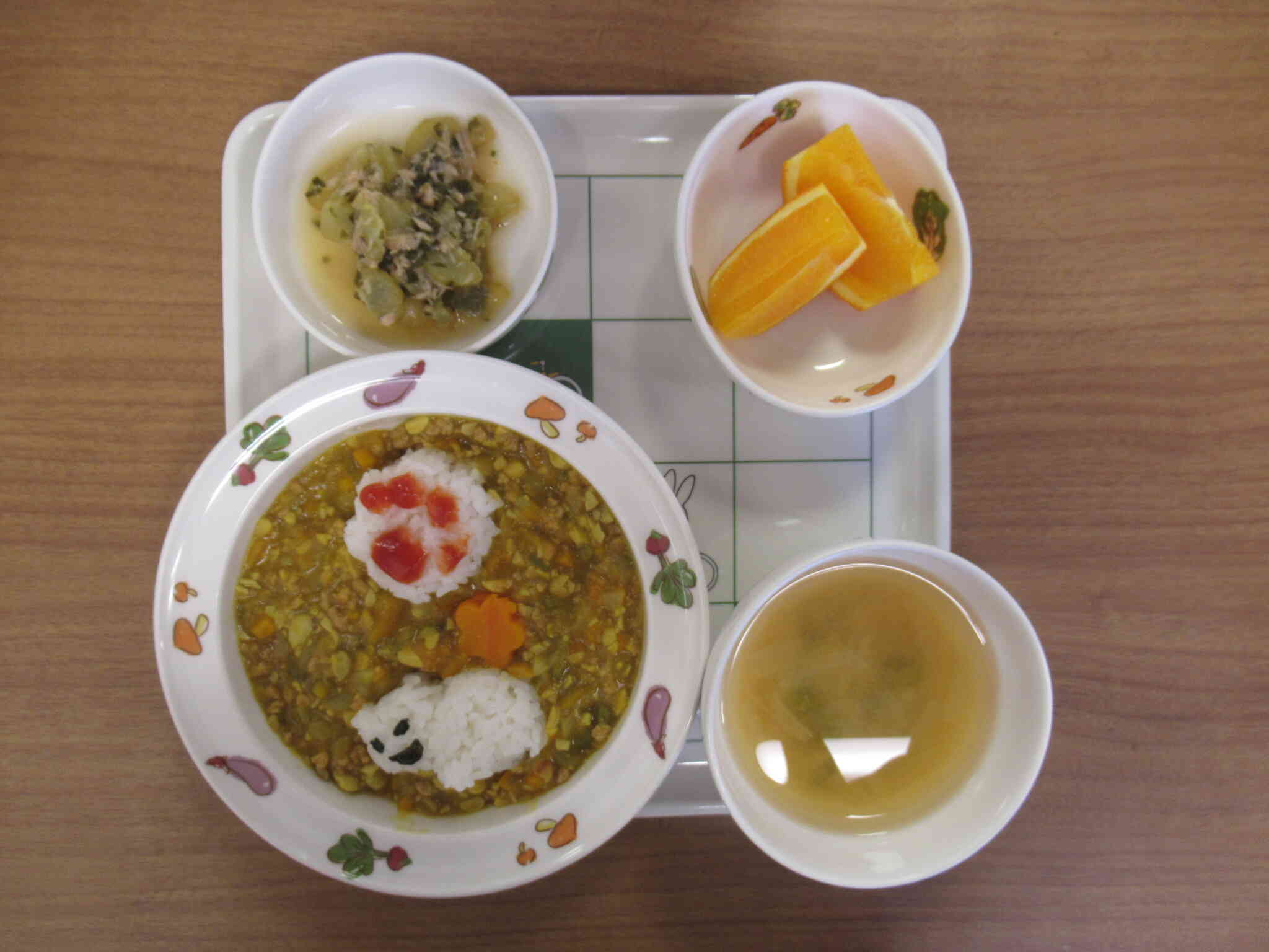 9月お誕生日会の献立