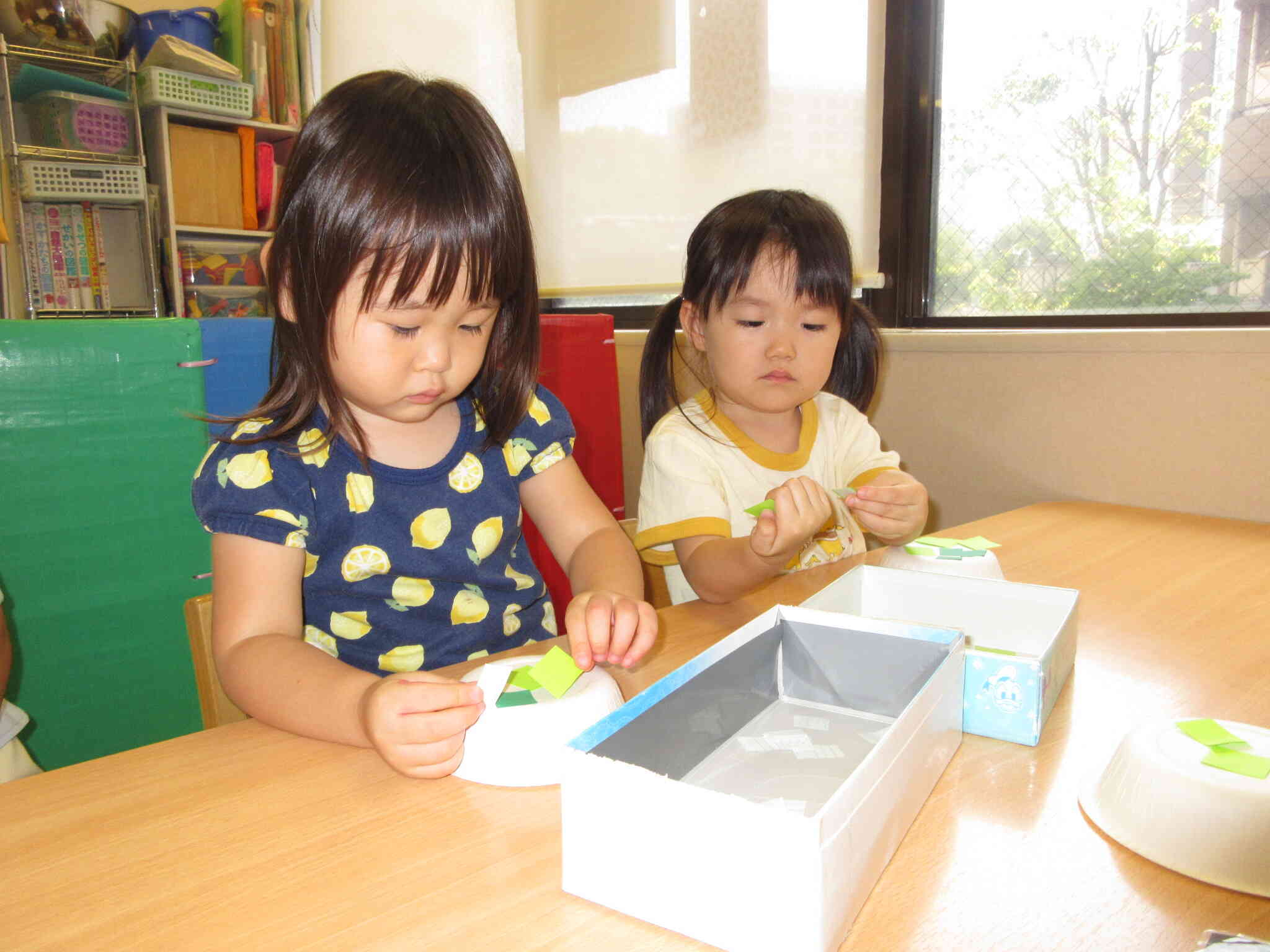 夏まつり製作第一弾（2歳児）