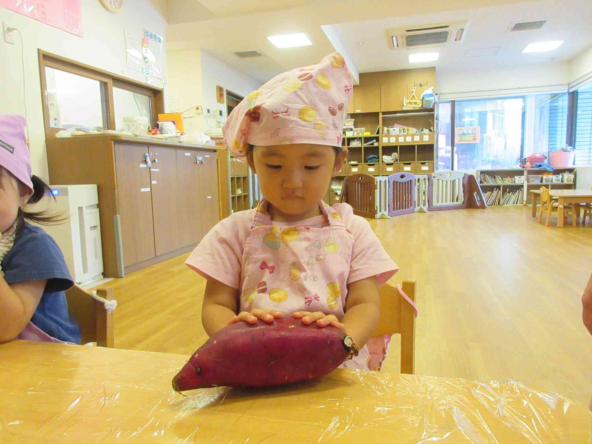 おっきいおいもだね!