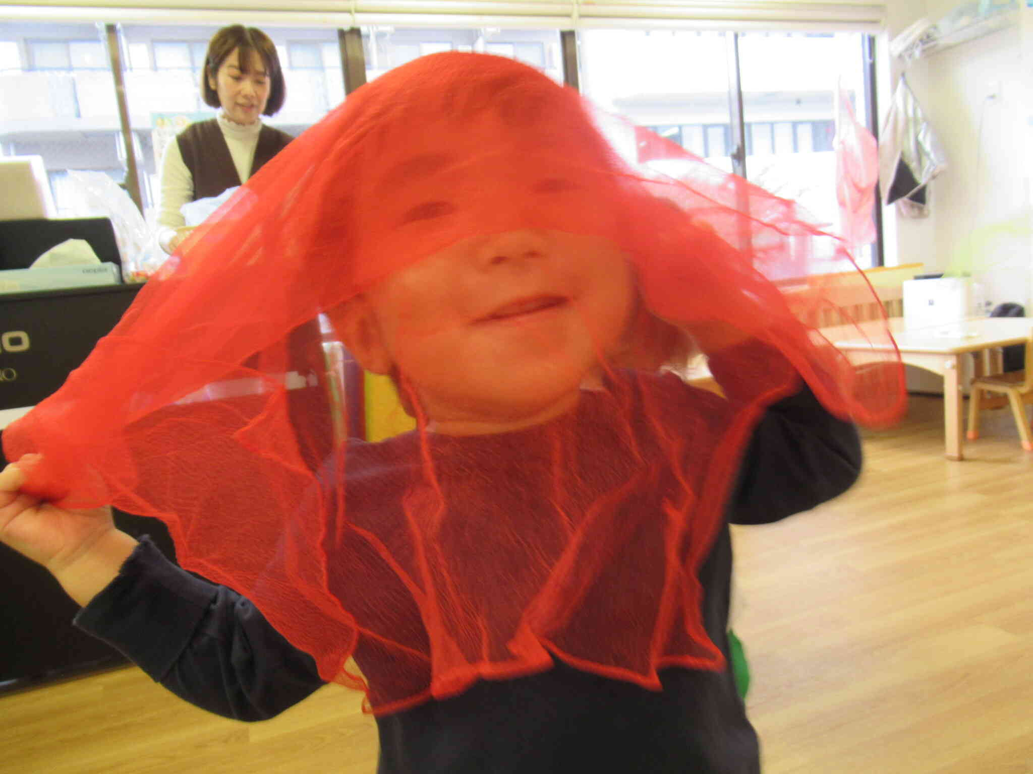 みてみて！ばぁ！