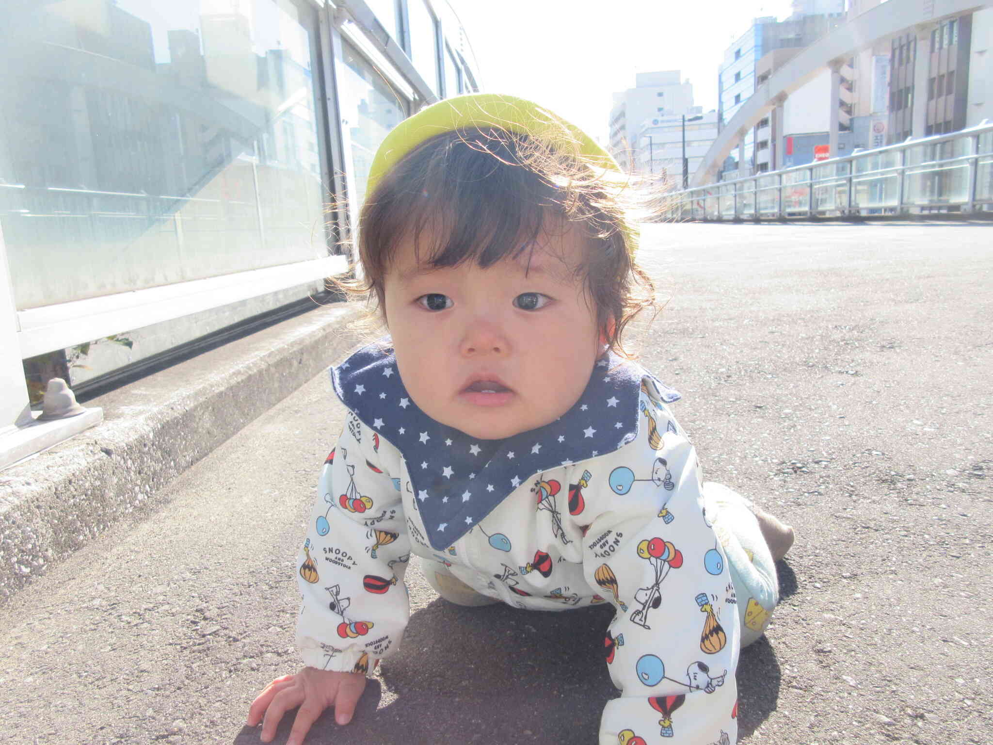 お散歩嬉しいな(0歳児)