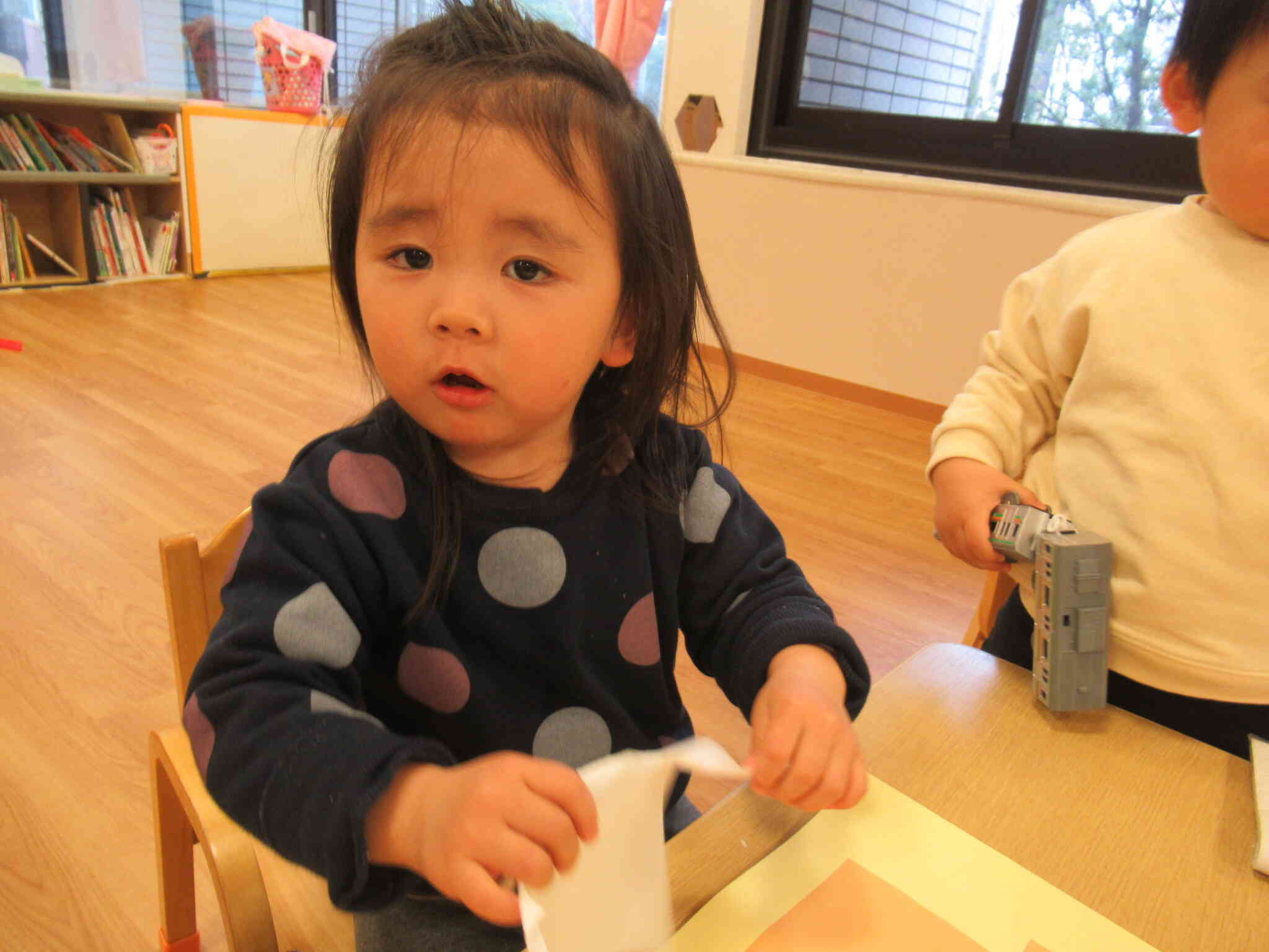 楽しいね！と可愛らしい発言も。