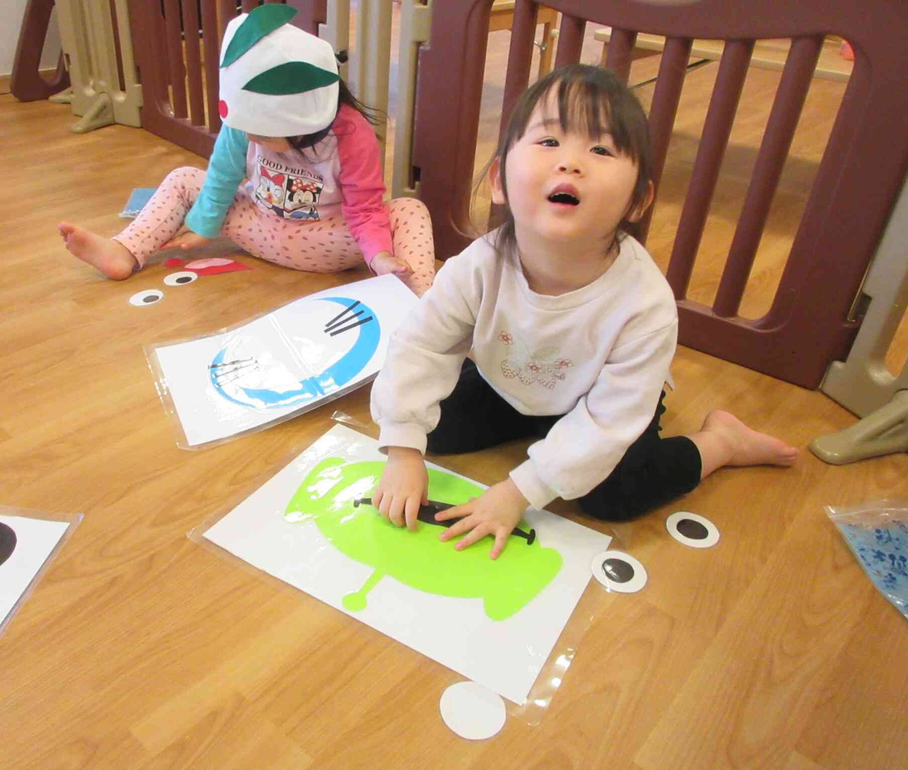 お正月遊びをしました！(１・２歳児)