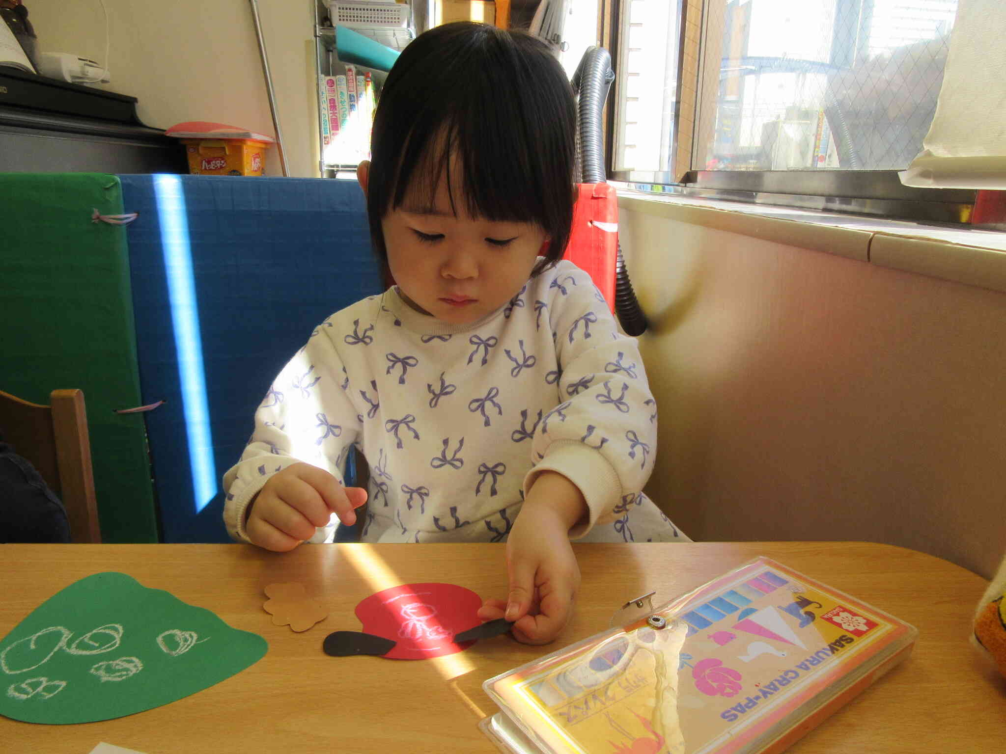 お顔描けるかな？