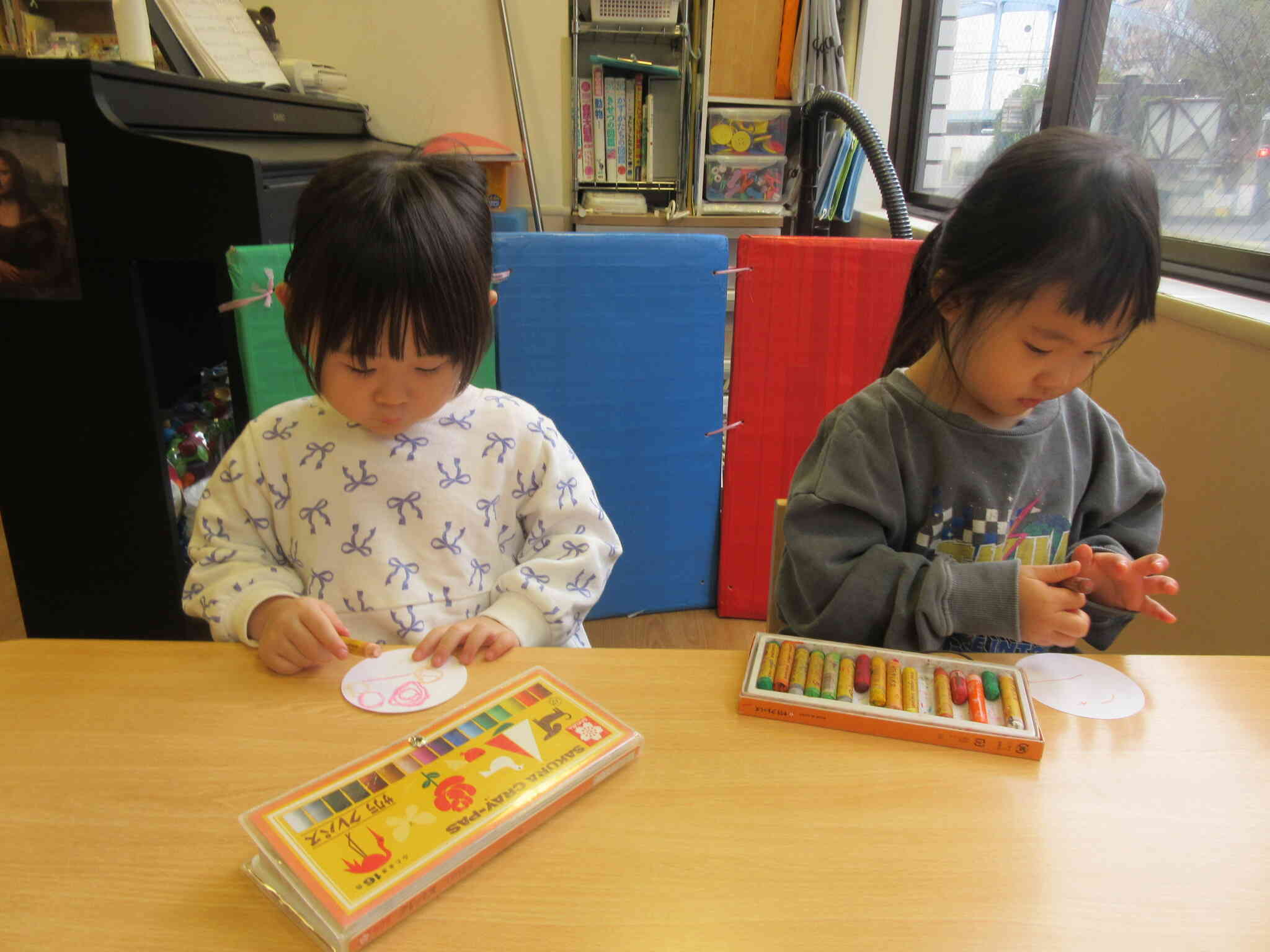 ゆきだるまをつくったよ！（2歳児）