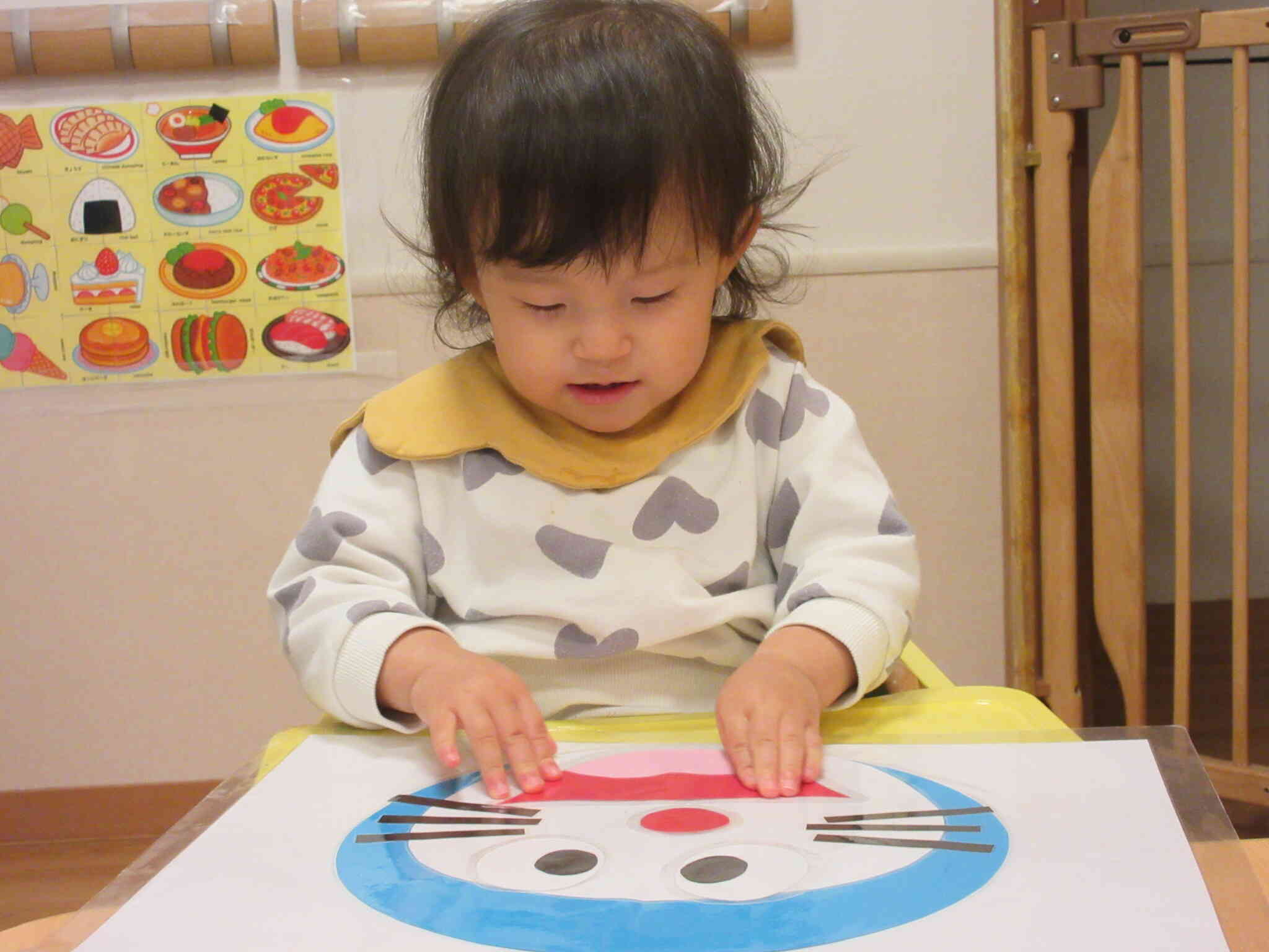 私も上手に福笑いできたよ！