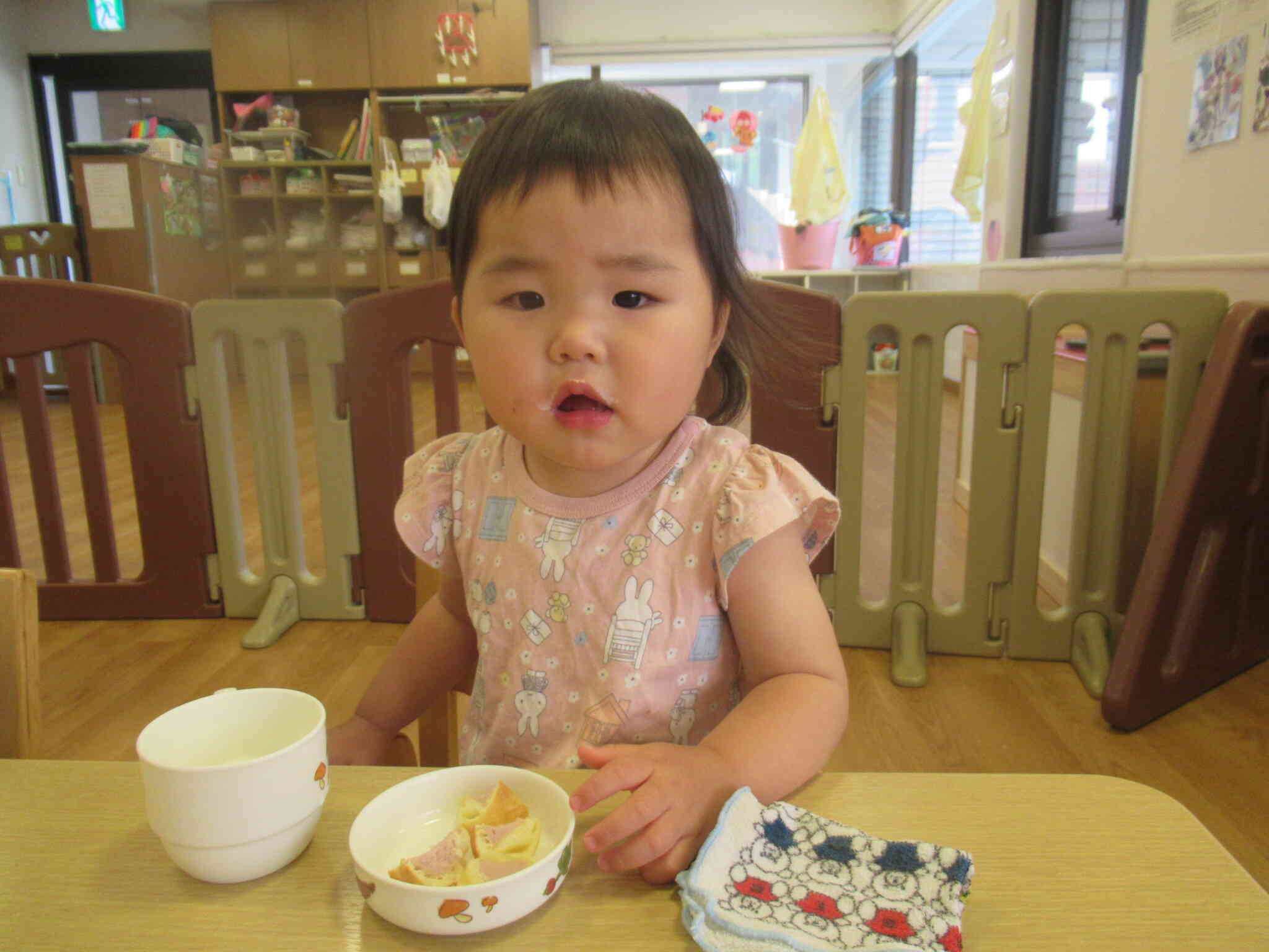 牛乳もおいしいな