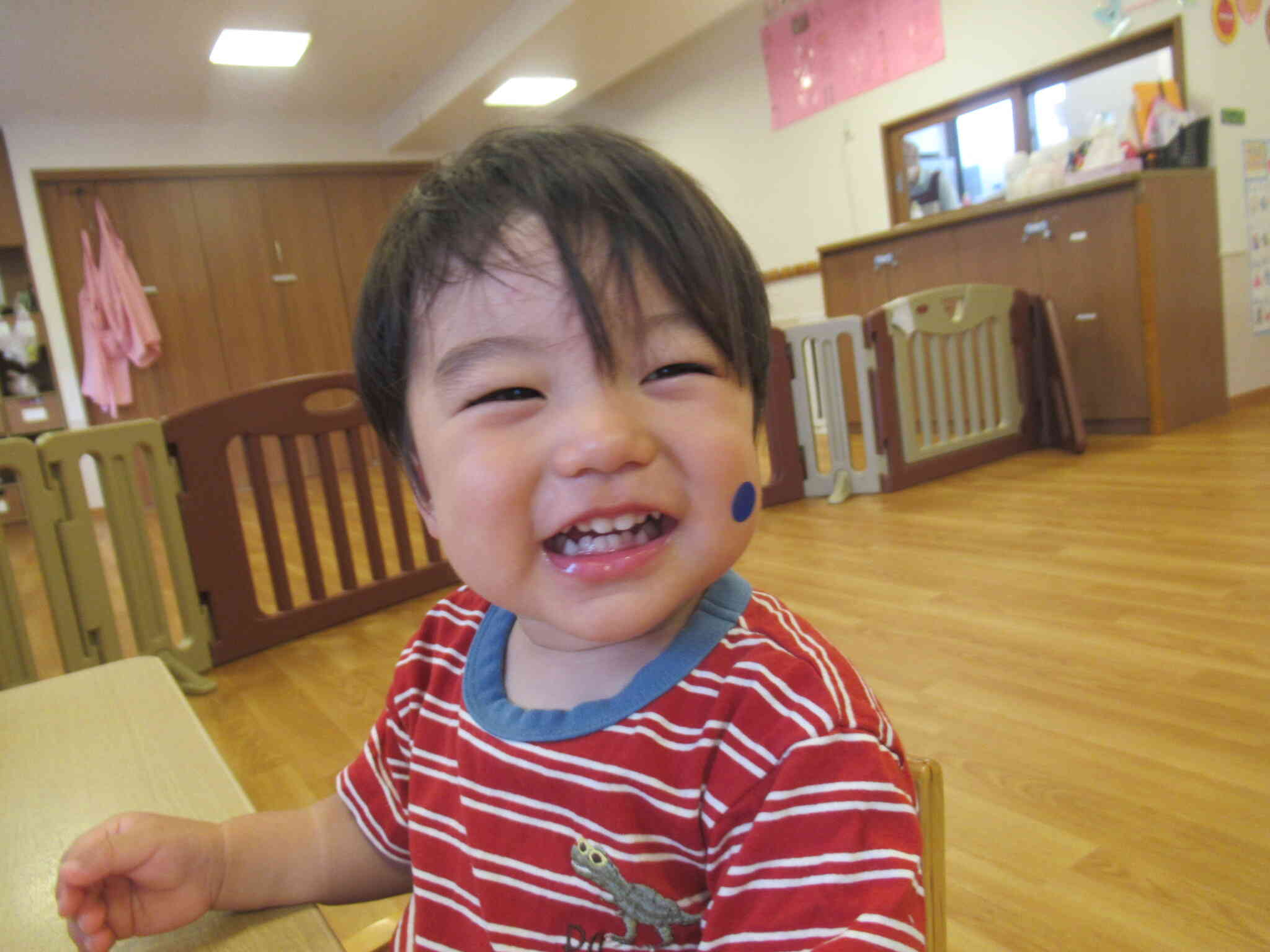 ほっぺにぺた！