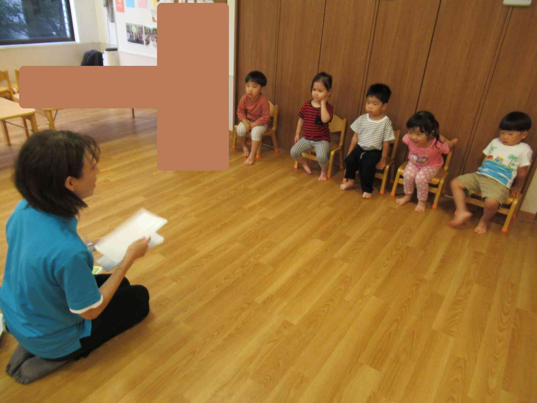 英語教室がありました！(２歳児)