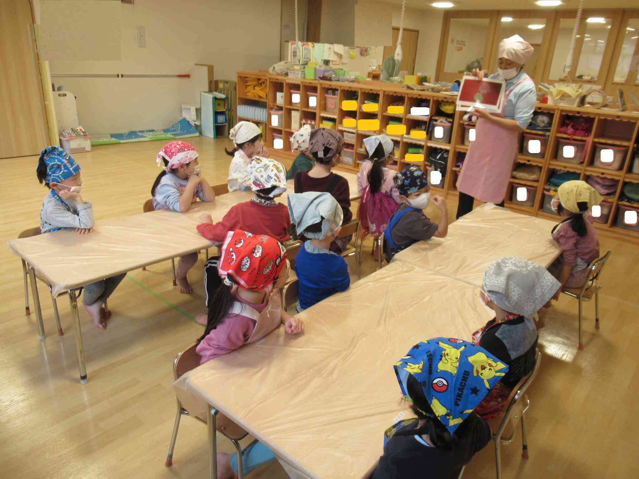 スイートポテト作り（きりん組　5歳児）