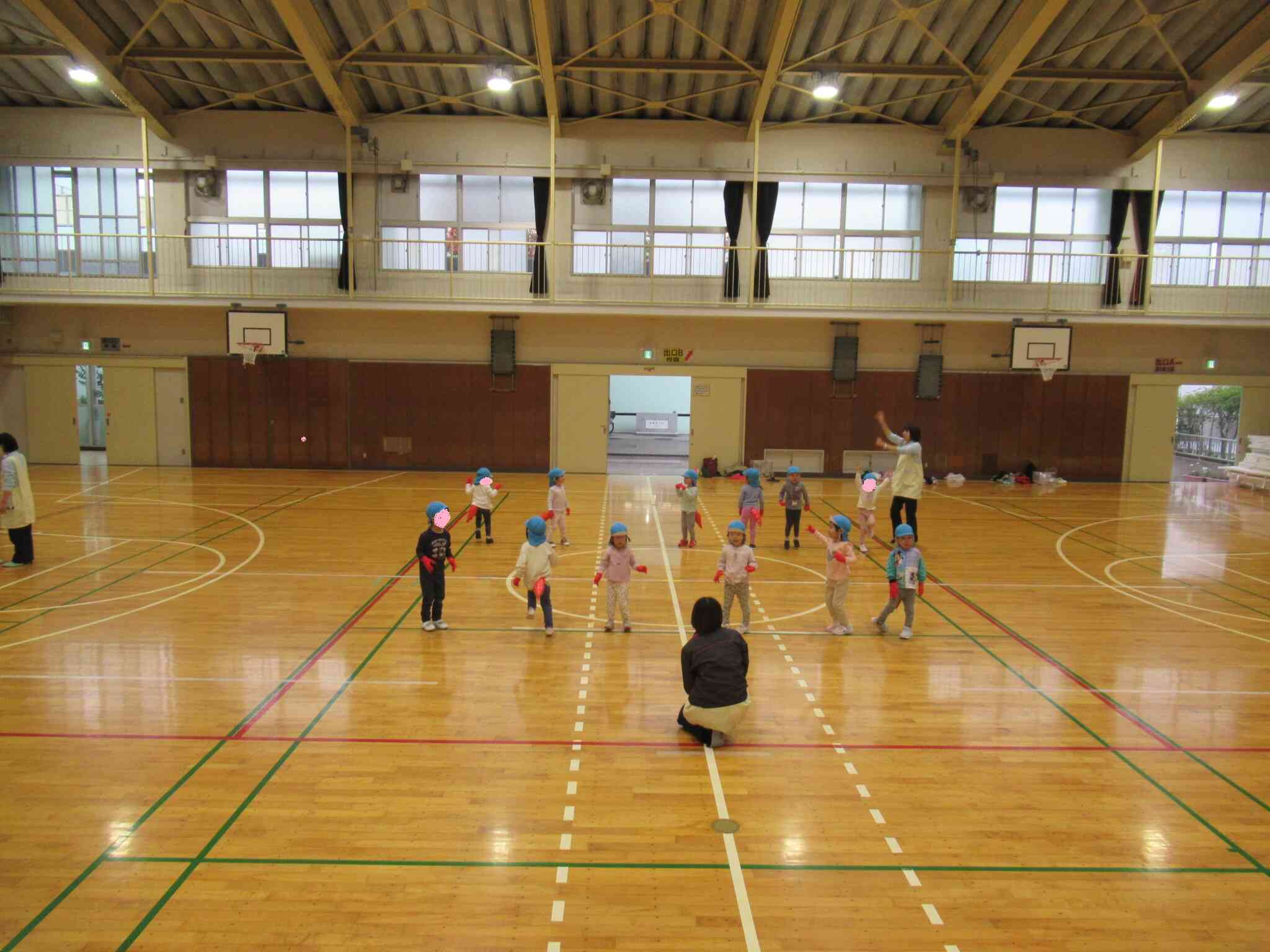 運動会に向けて下見に行ってきました！パート２（うさぎ組3歳　きりん組5歳）