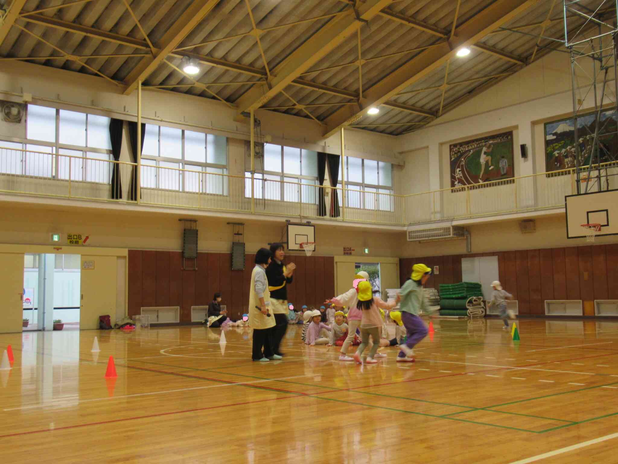 がんばれ！がんばれ！応援の声が響き渡ります！