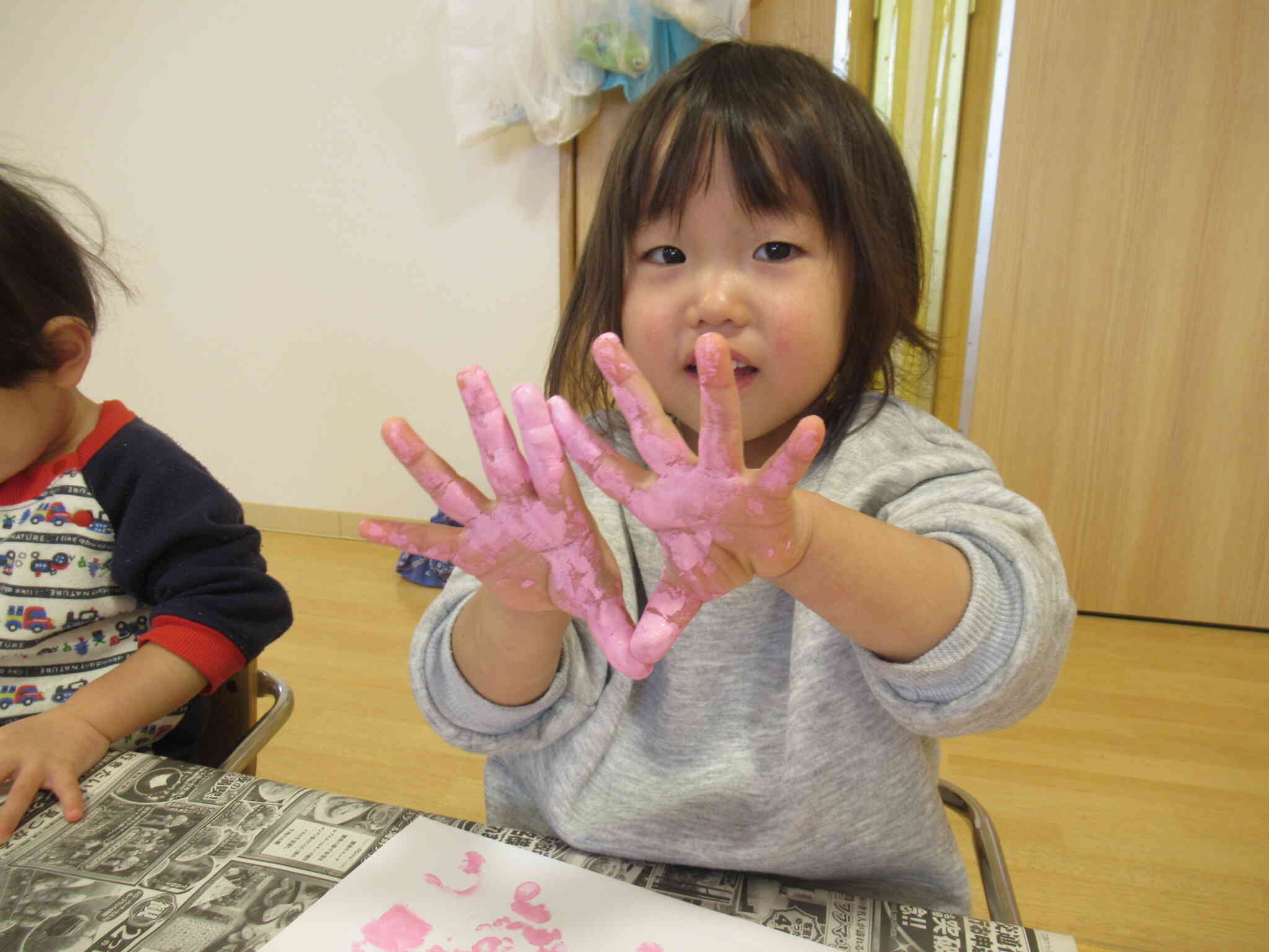 こんな手になったよー！