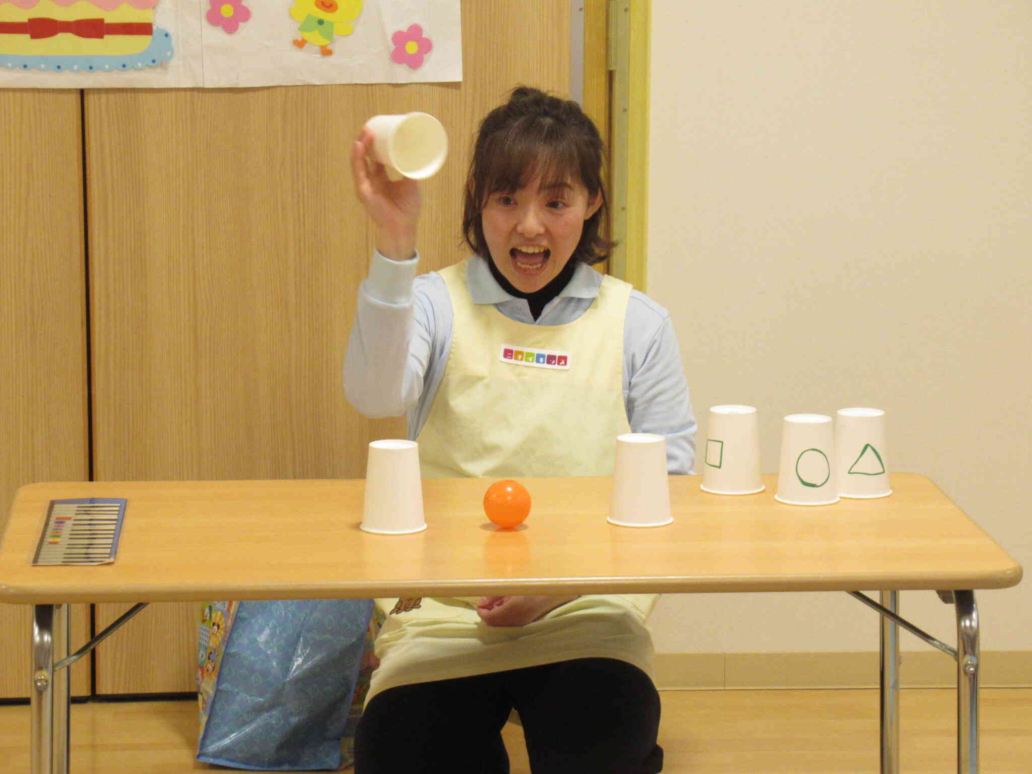 お誕生日会の先生からのプレゼントはいつもワクワク！