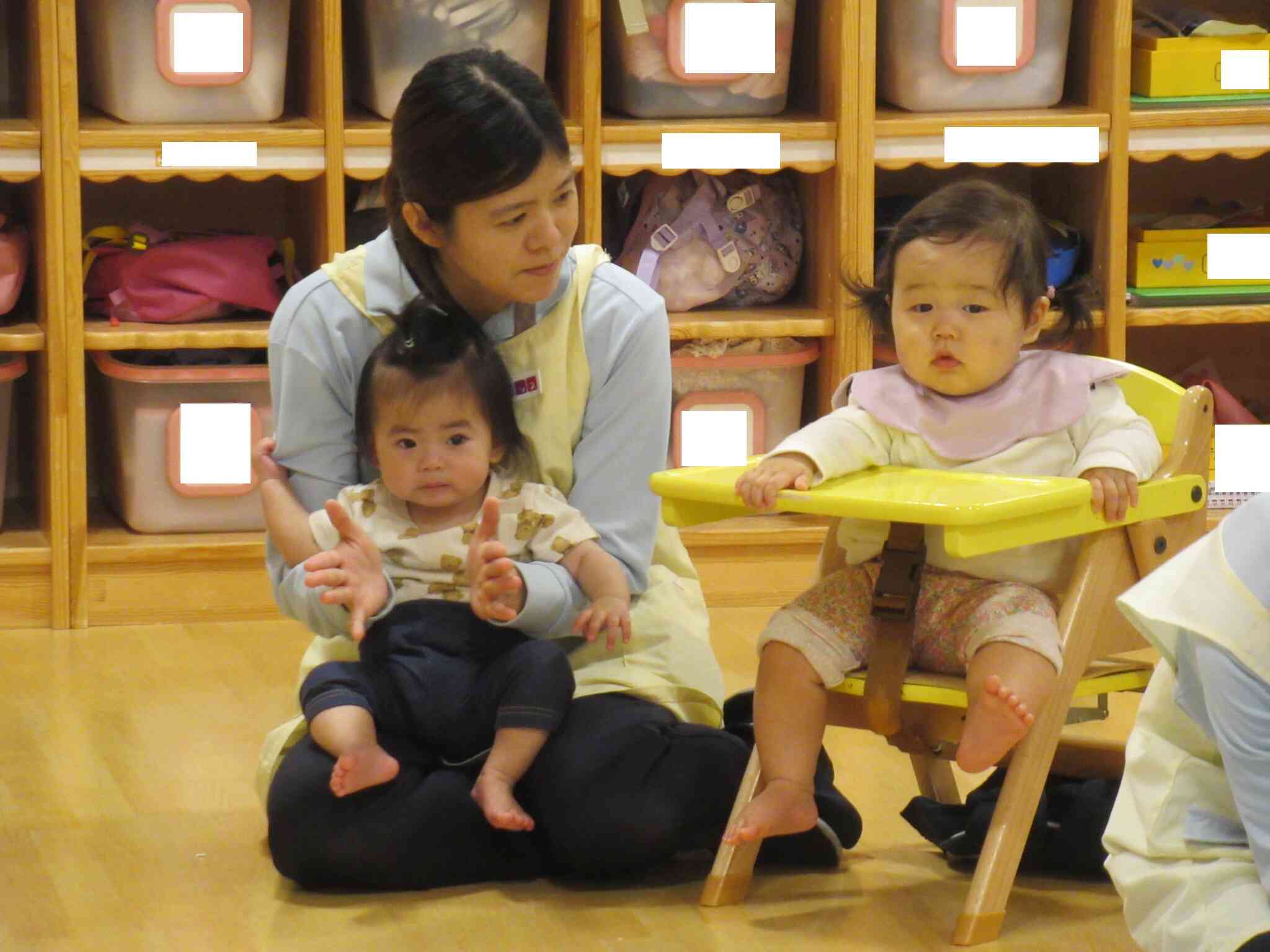 小さいおともだちも誕生会に参加しています。